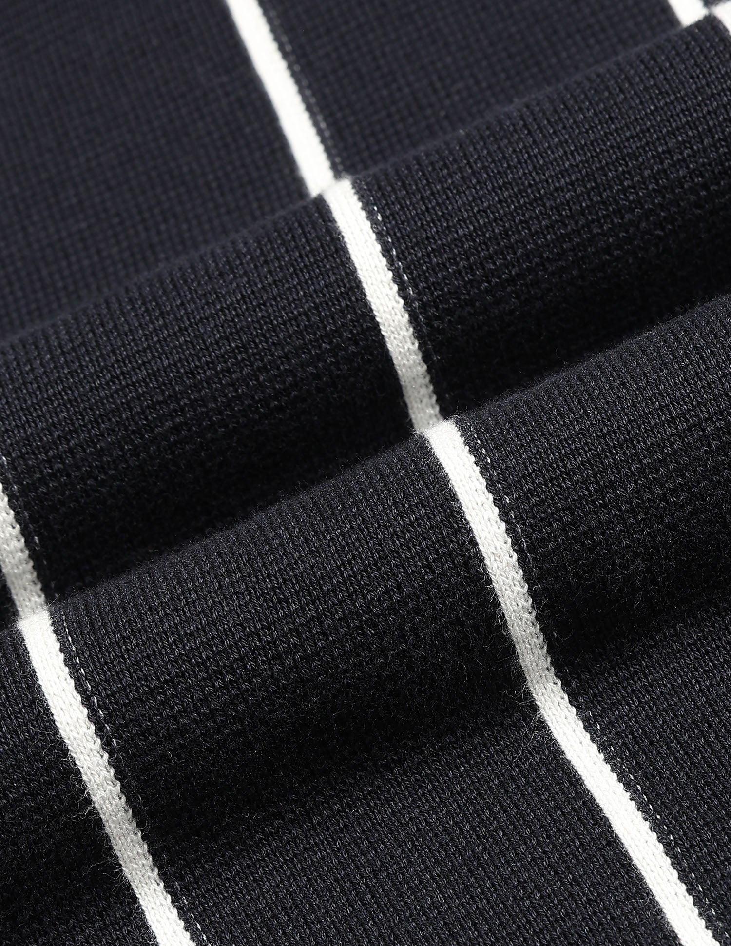 Vertical Striped Slim Fit Polo Shirt - Image 2