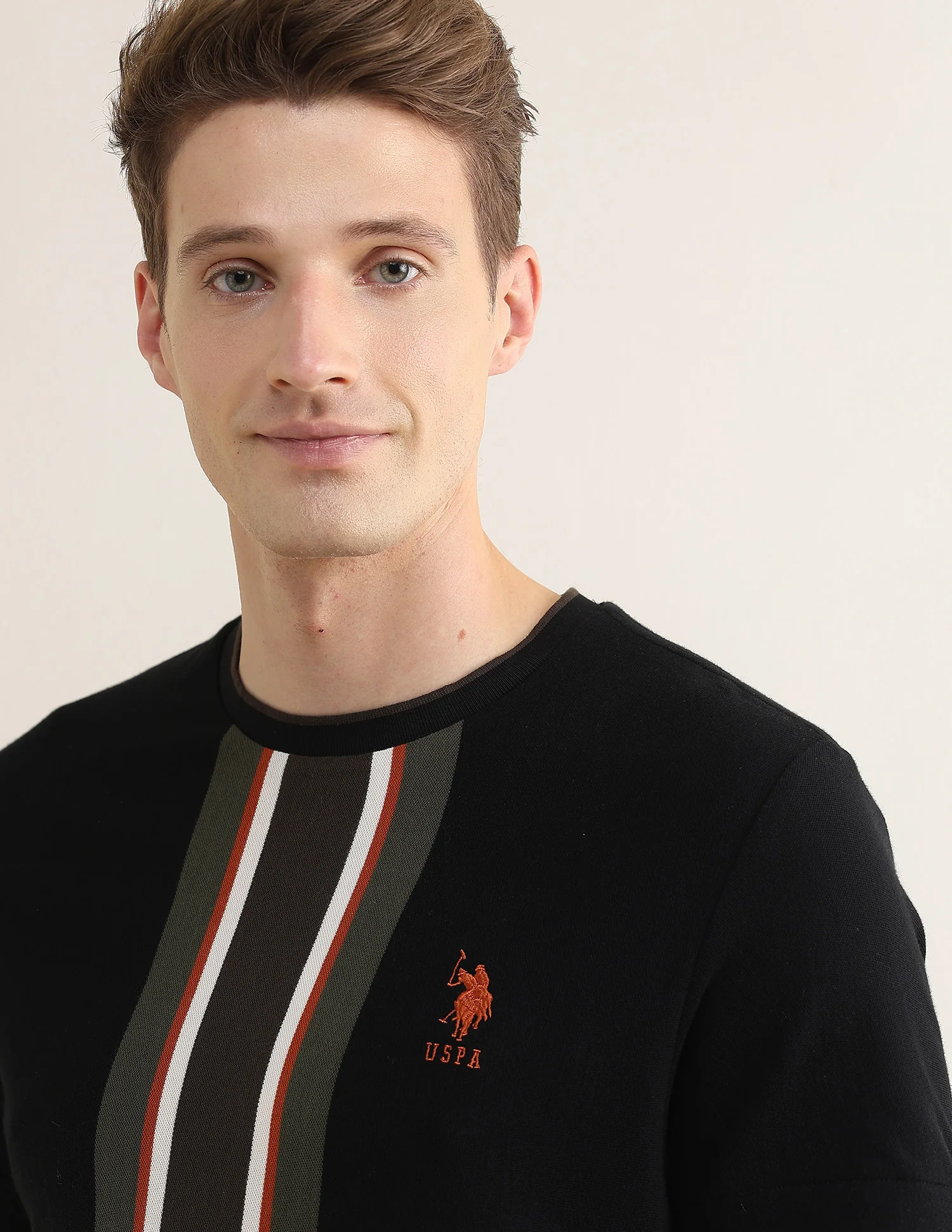 Vertical Striped Slim Fit T-Shirt - Image 7