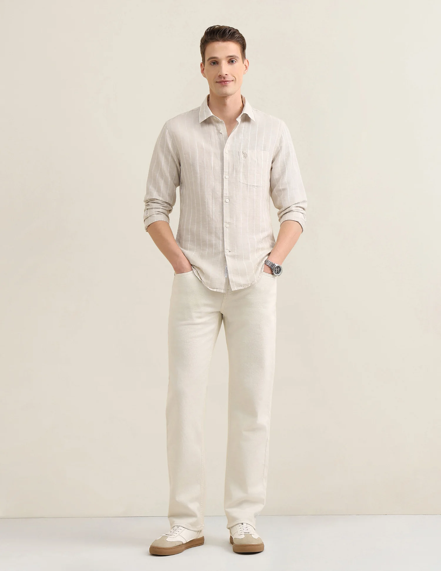 Vertical Striped Sotogrande Regular Fit Shirt - Image 3