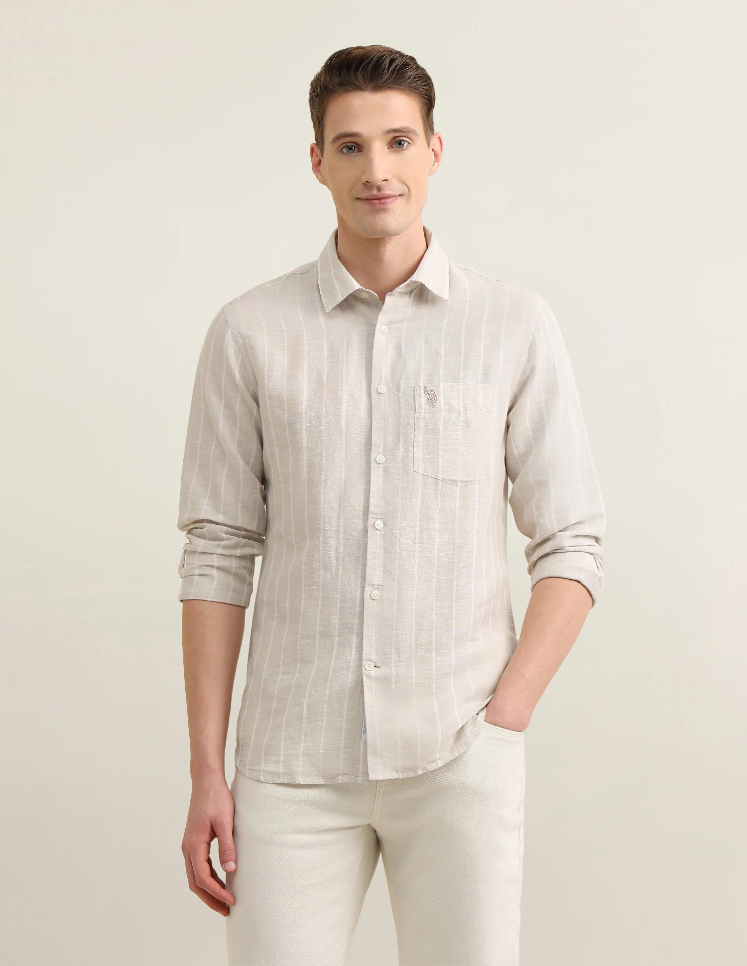 Vertical Striped Sotogrande Regular Fit Shirt - Image 6