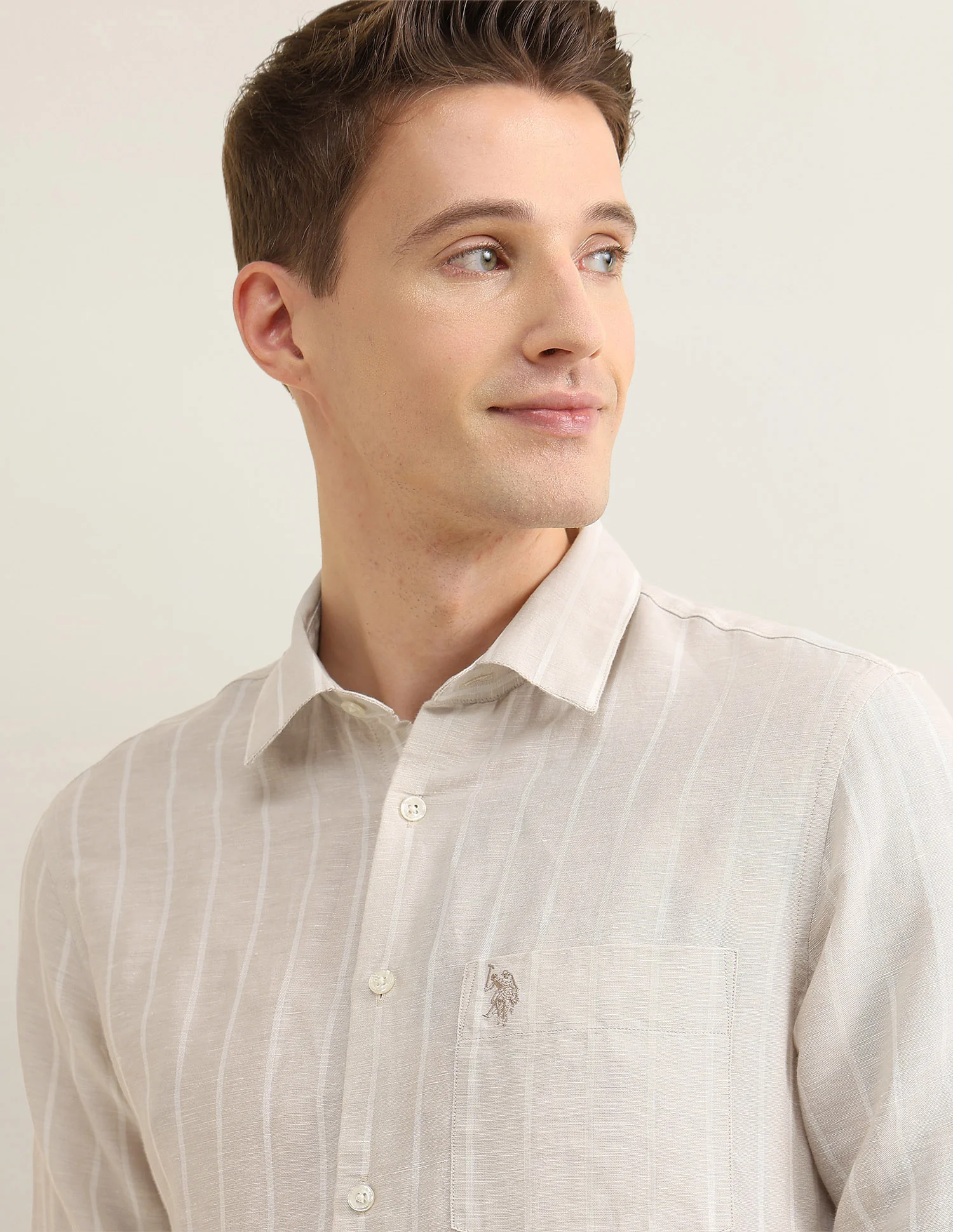 Vertical Striped Sotogrande Regular Fit Shirt - Image 7