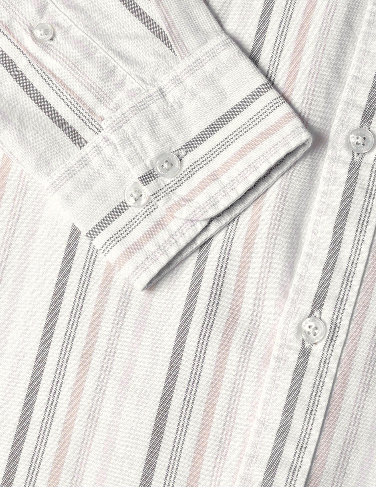 Vertical Striped Tailored Fit Shirt - Image 2