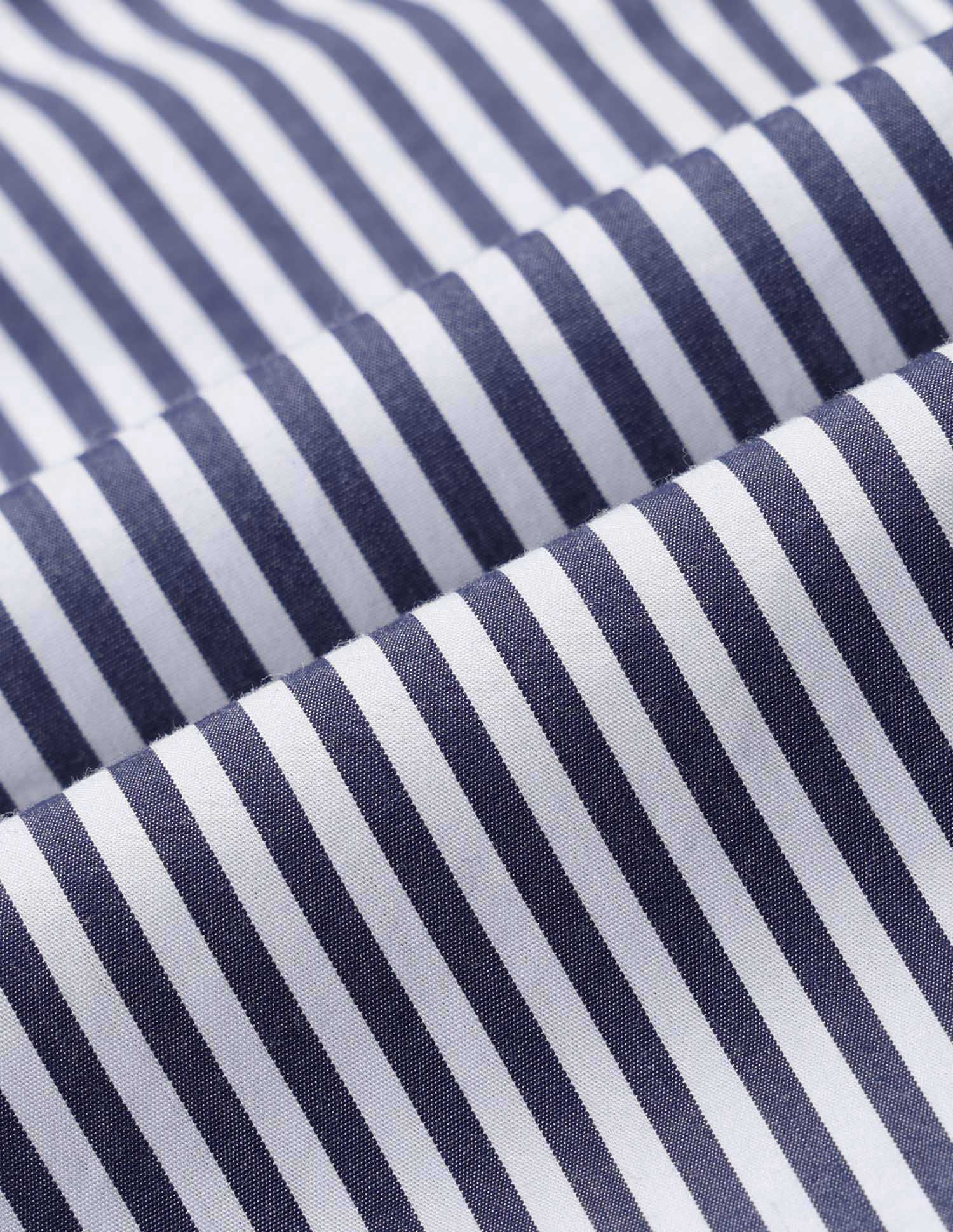 Vertical Striped Tailored Fit Formal Shirt - Image 2
