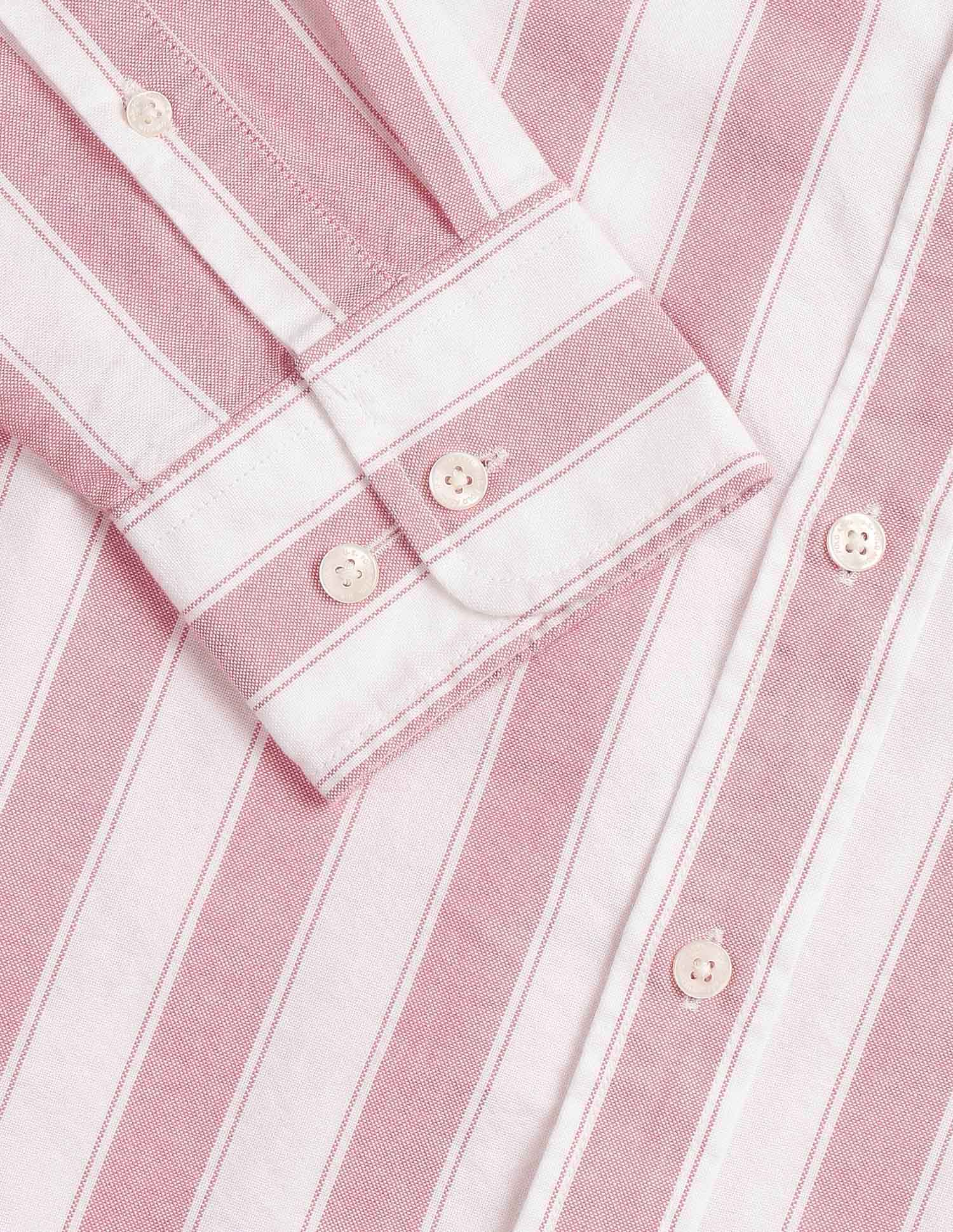 Vertical Striped Tailored Fit Shirt - Image 8