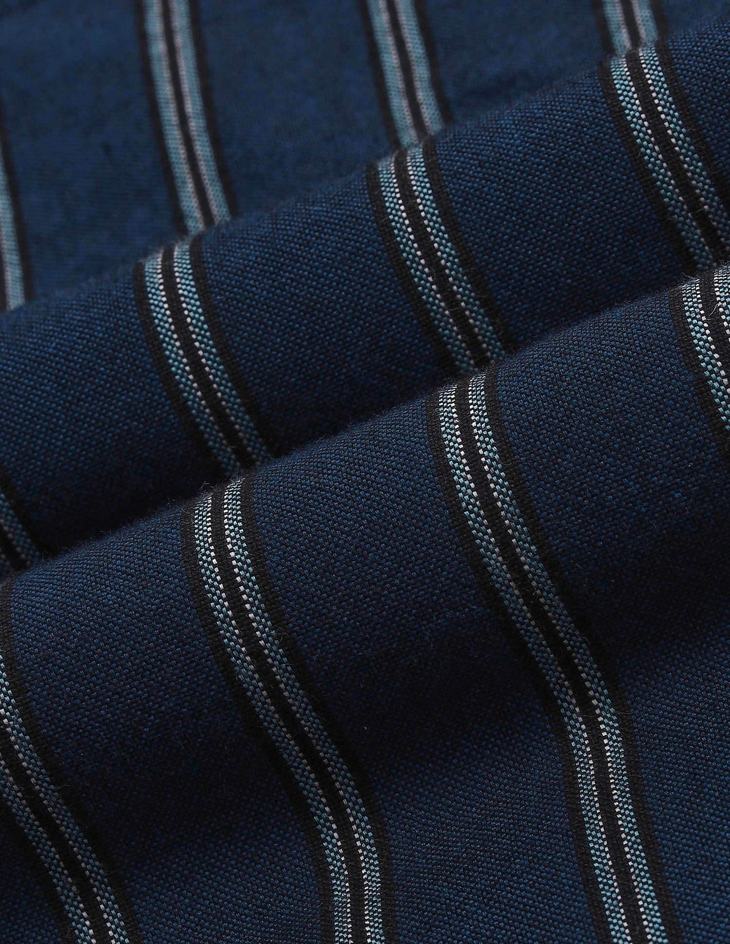 Vertical Striped Tailored Fit Shirt - Image 2