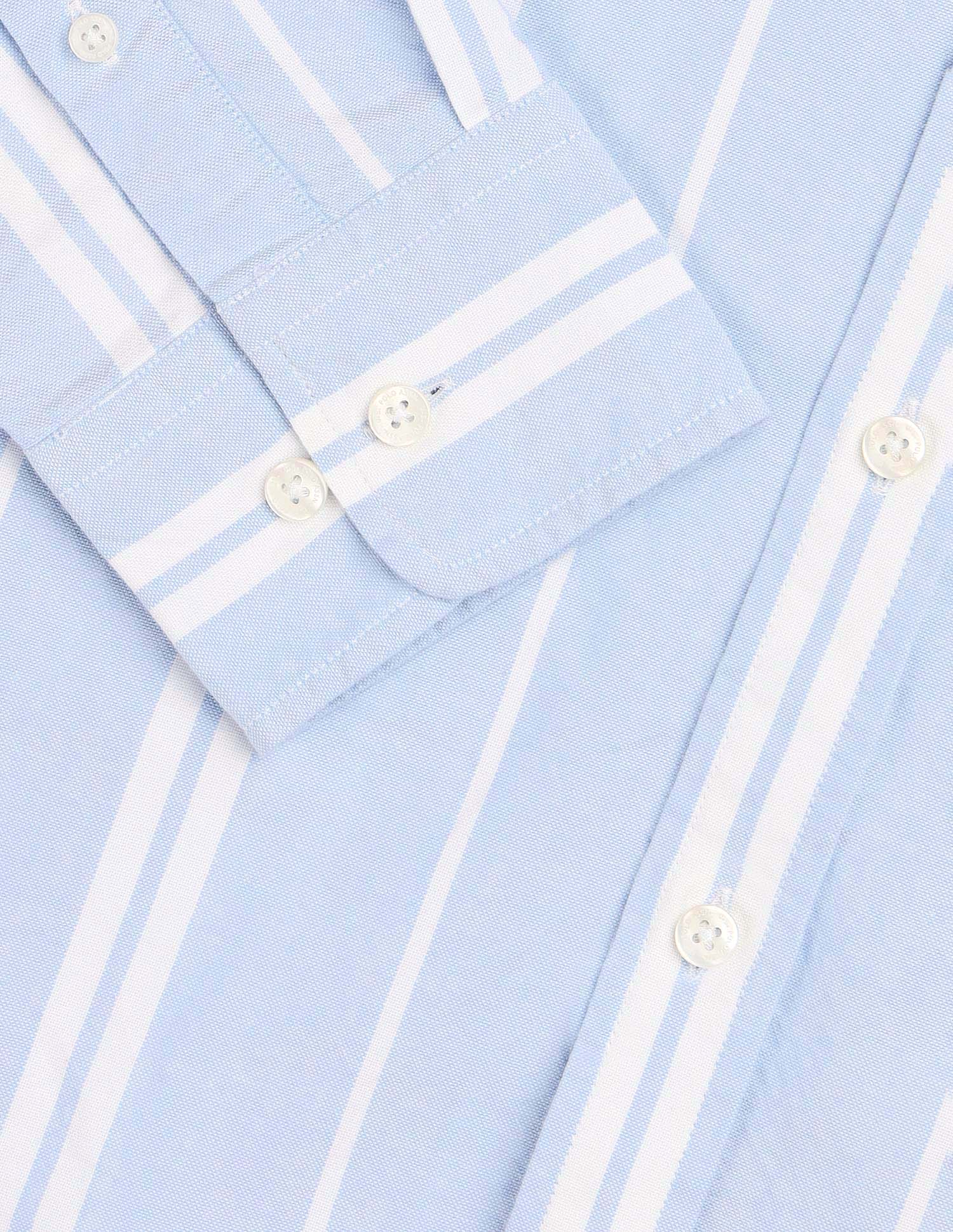 Vertical Striped Tailored Fit Shirt - Image 8