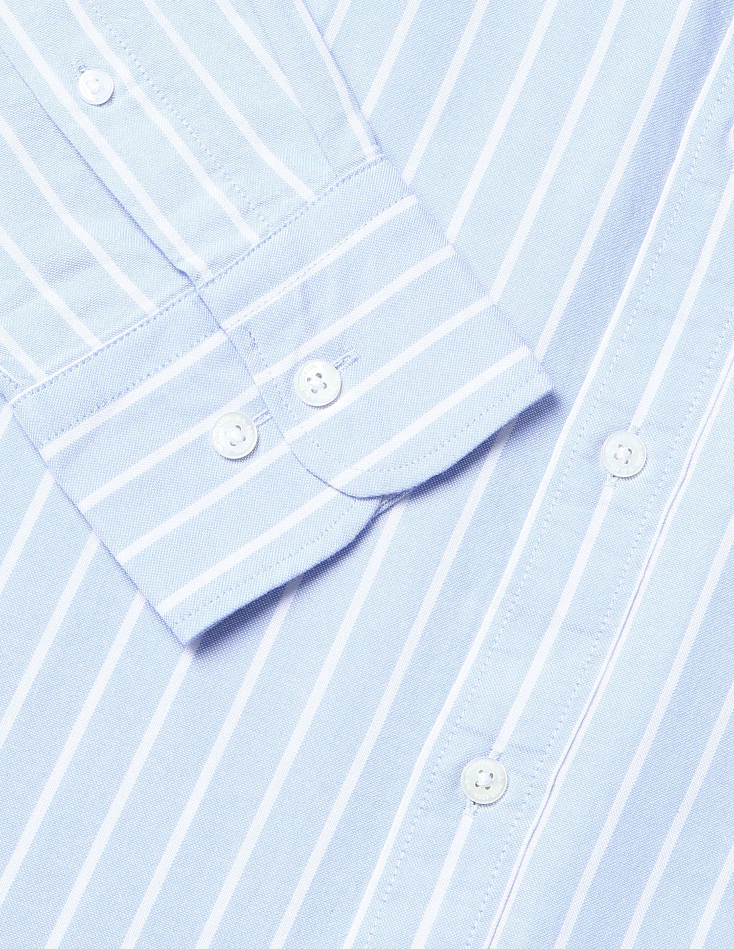 Vertical Striped Tailored Fit Shirt - Image 8