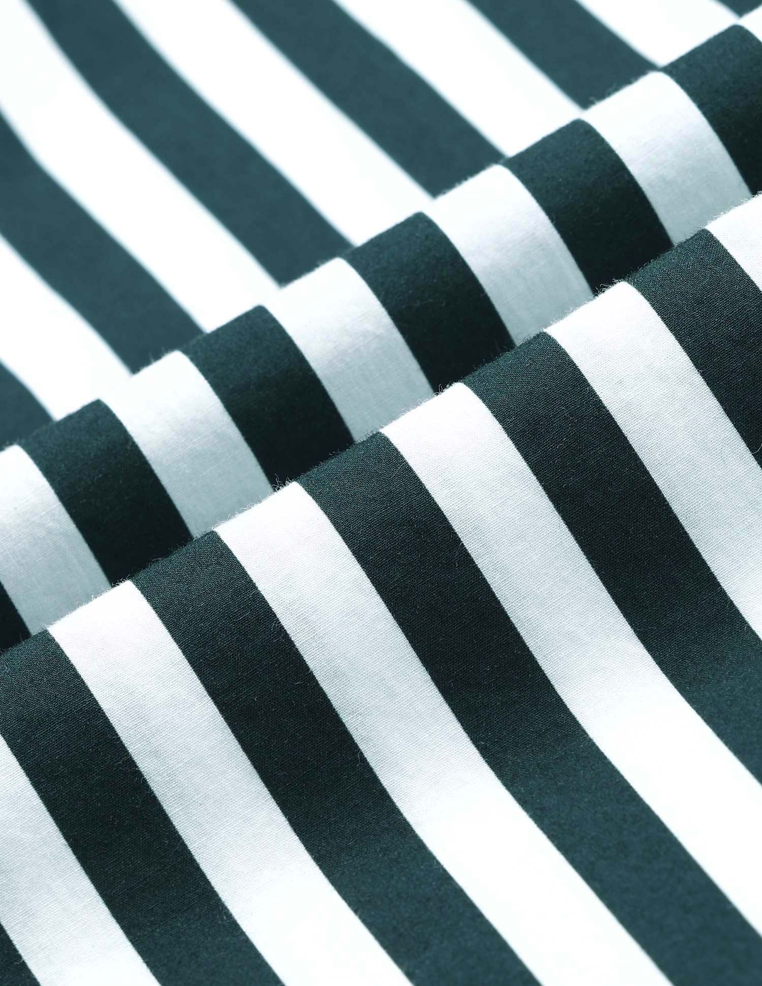 Vertical Striped Tailored Fit Shirt - Image 2