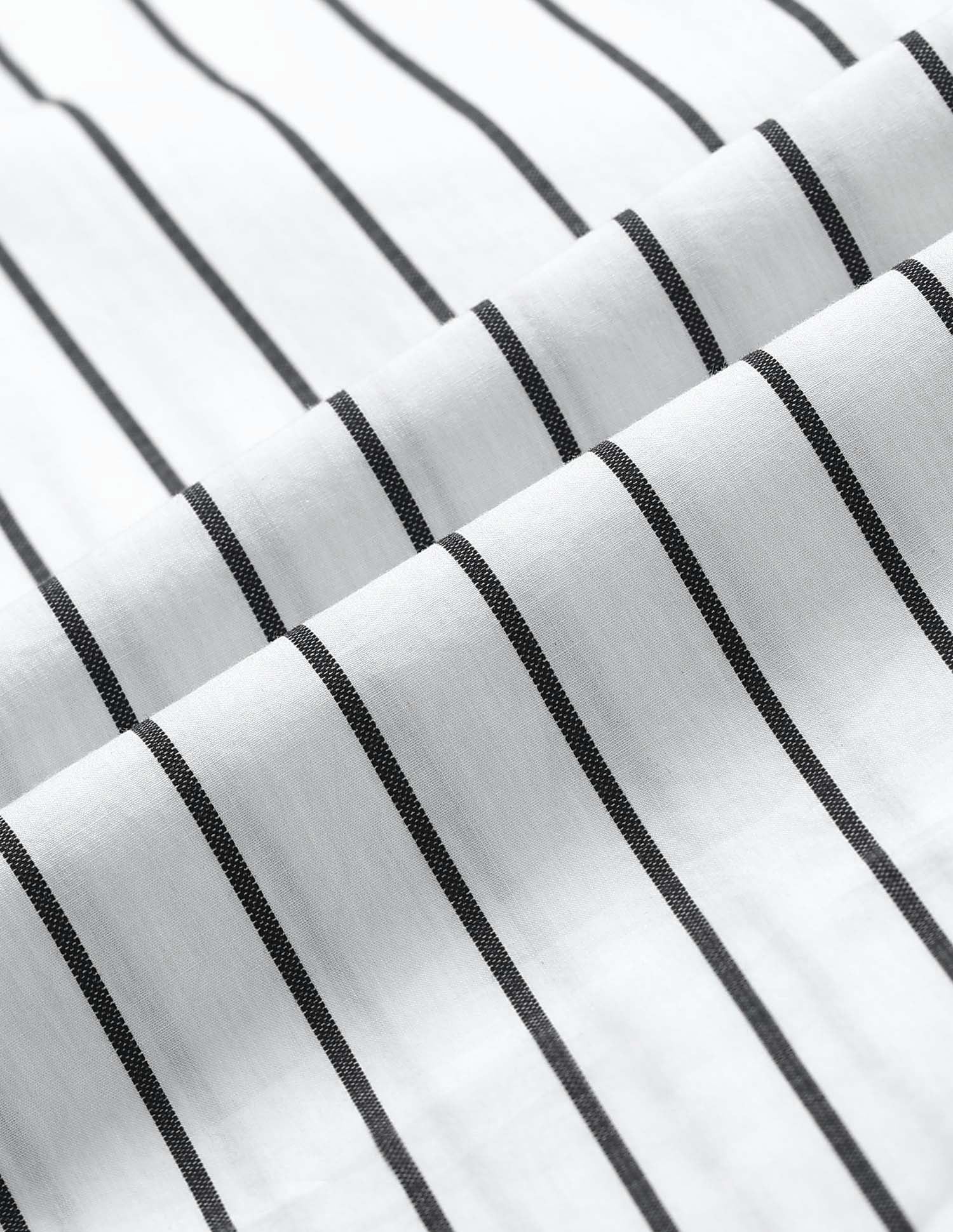 Vertical Striped Tailored Fit Shirt - Image 2