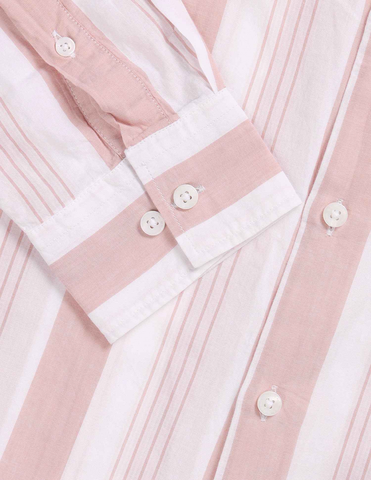 Vertical Striped Tailored Fit Shirt - Image 8