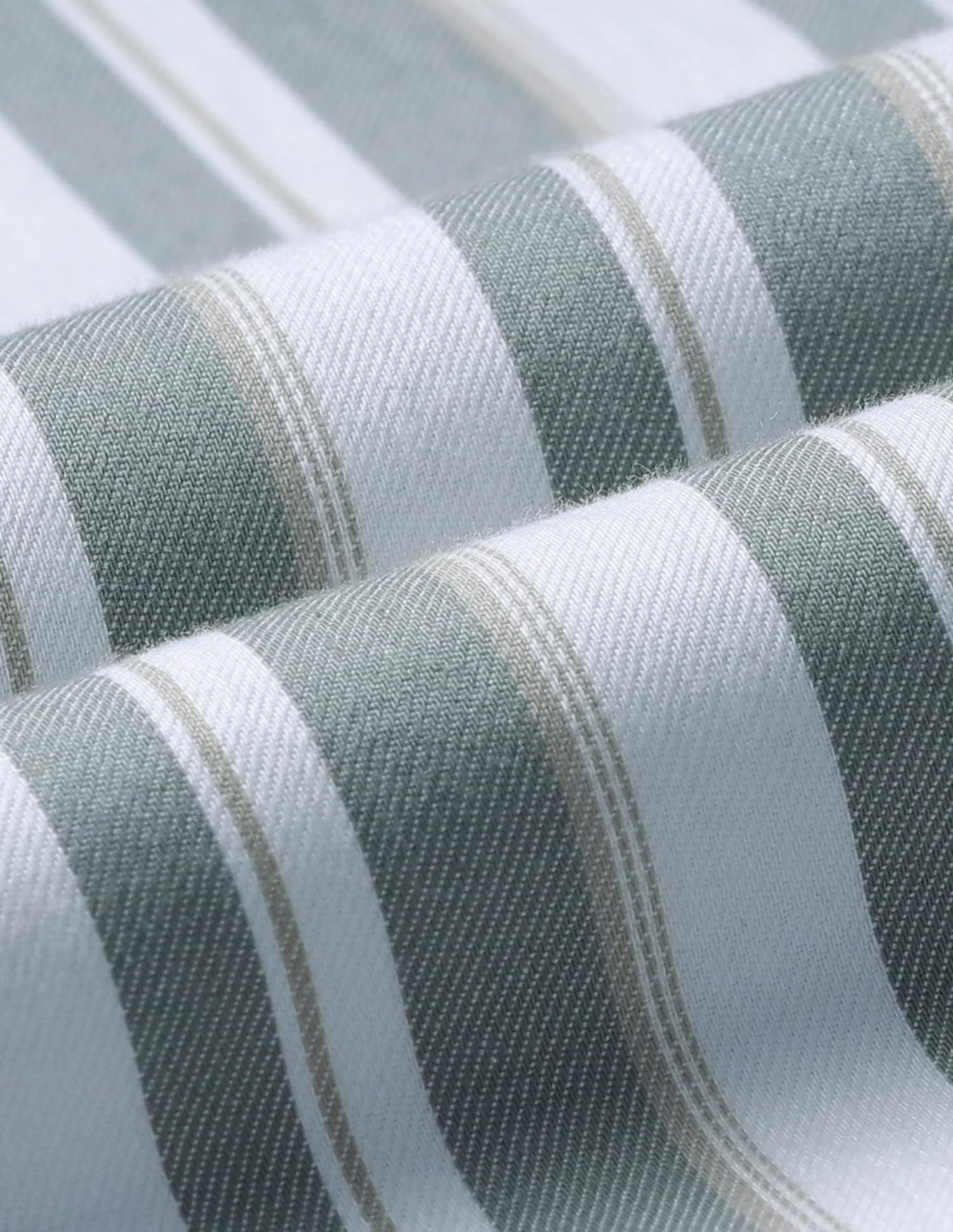 Vertical Striped Twill Shirt - Image 2