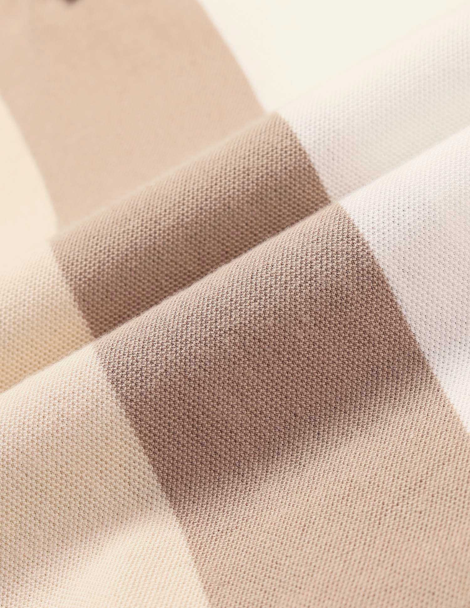 Vertical Striped Working Holiday Polo Shirt - Image 2