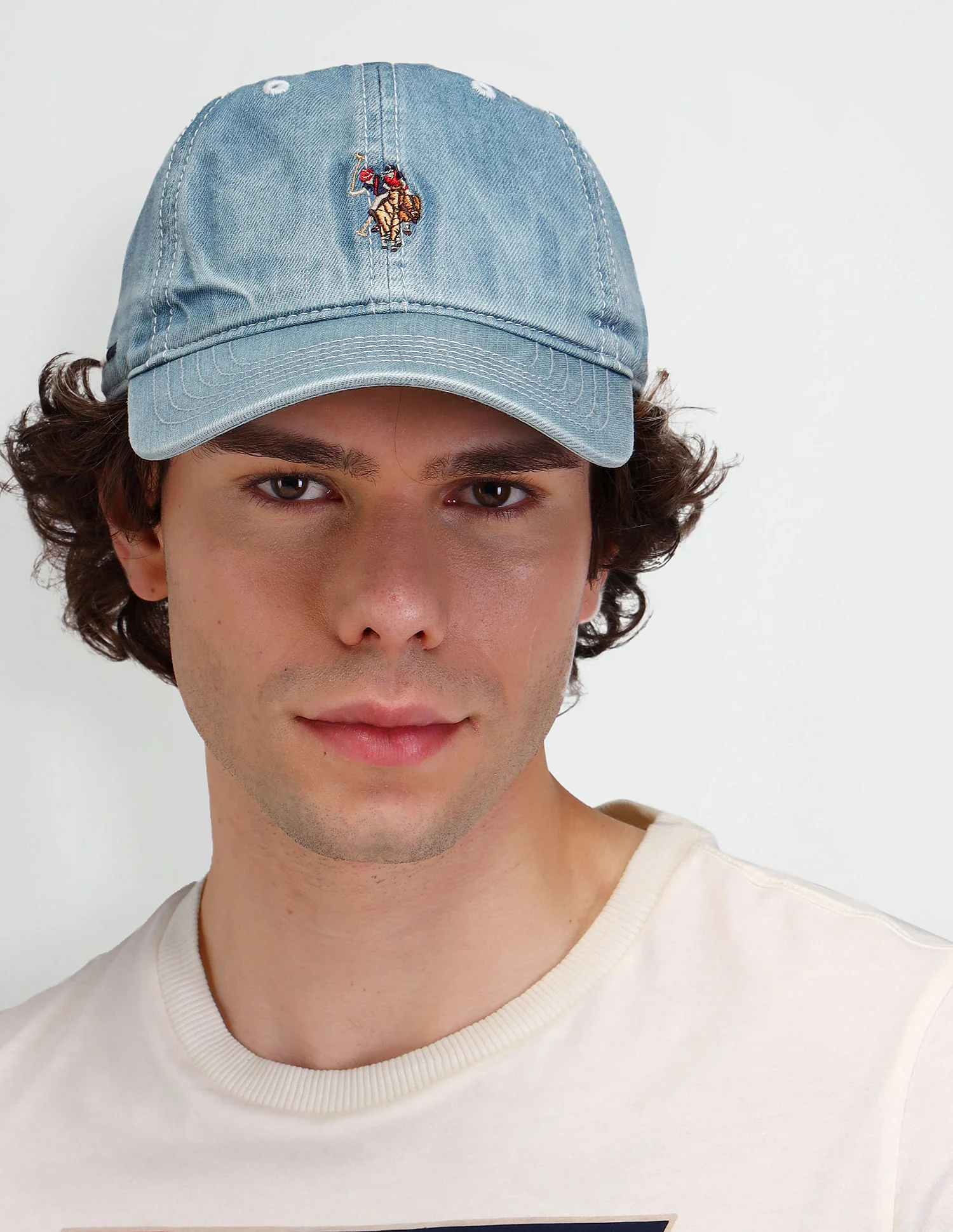 Washed Denim Cap