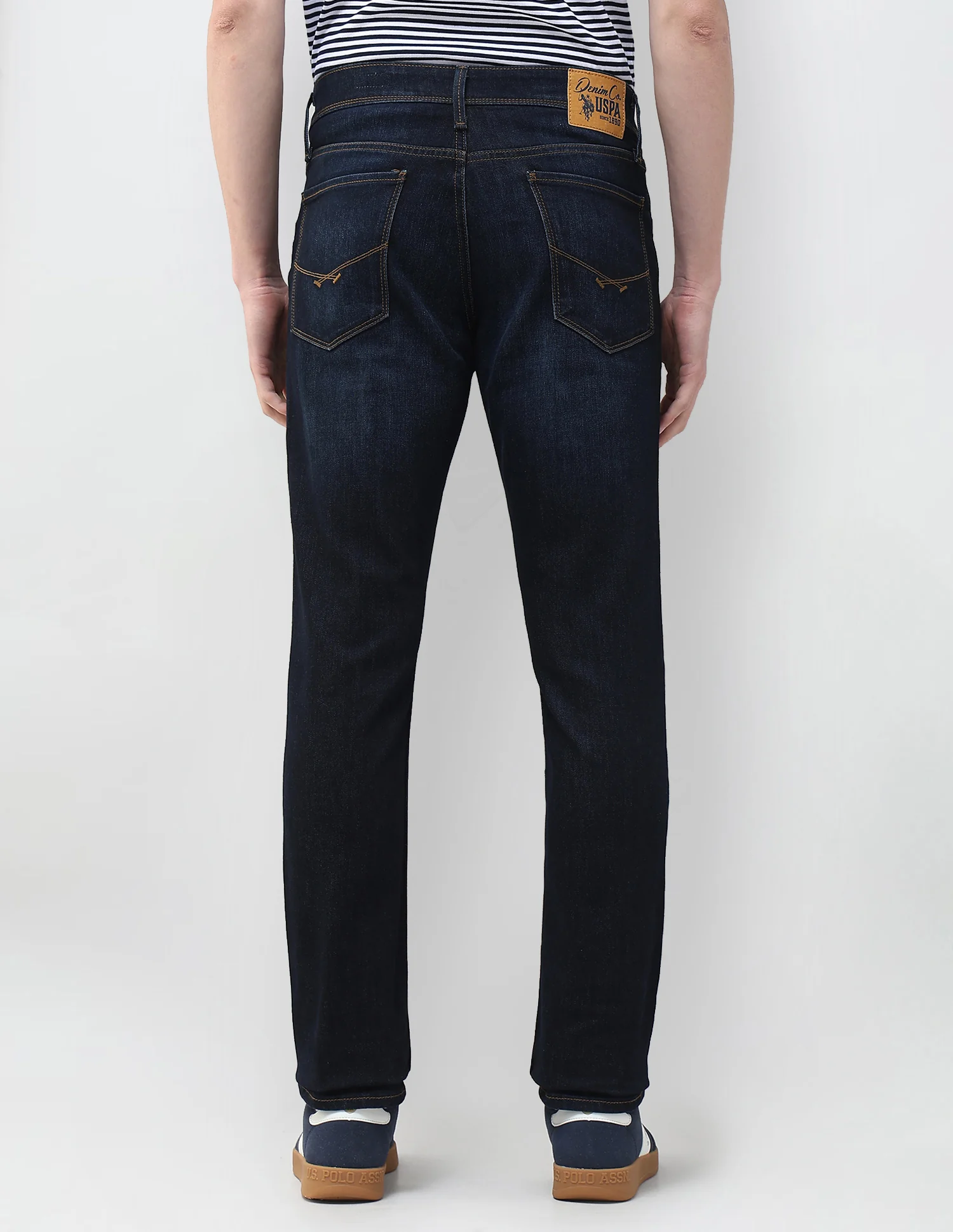 Whiskered Brandon Slim Tapered Fit Jeans - Image 5