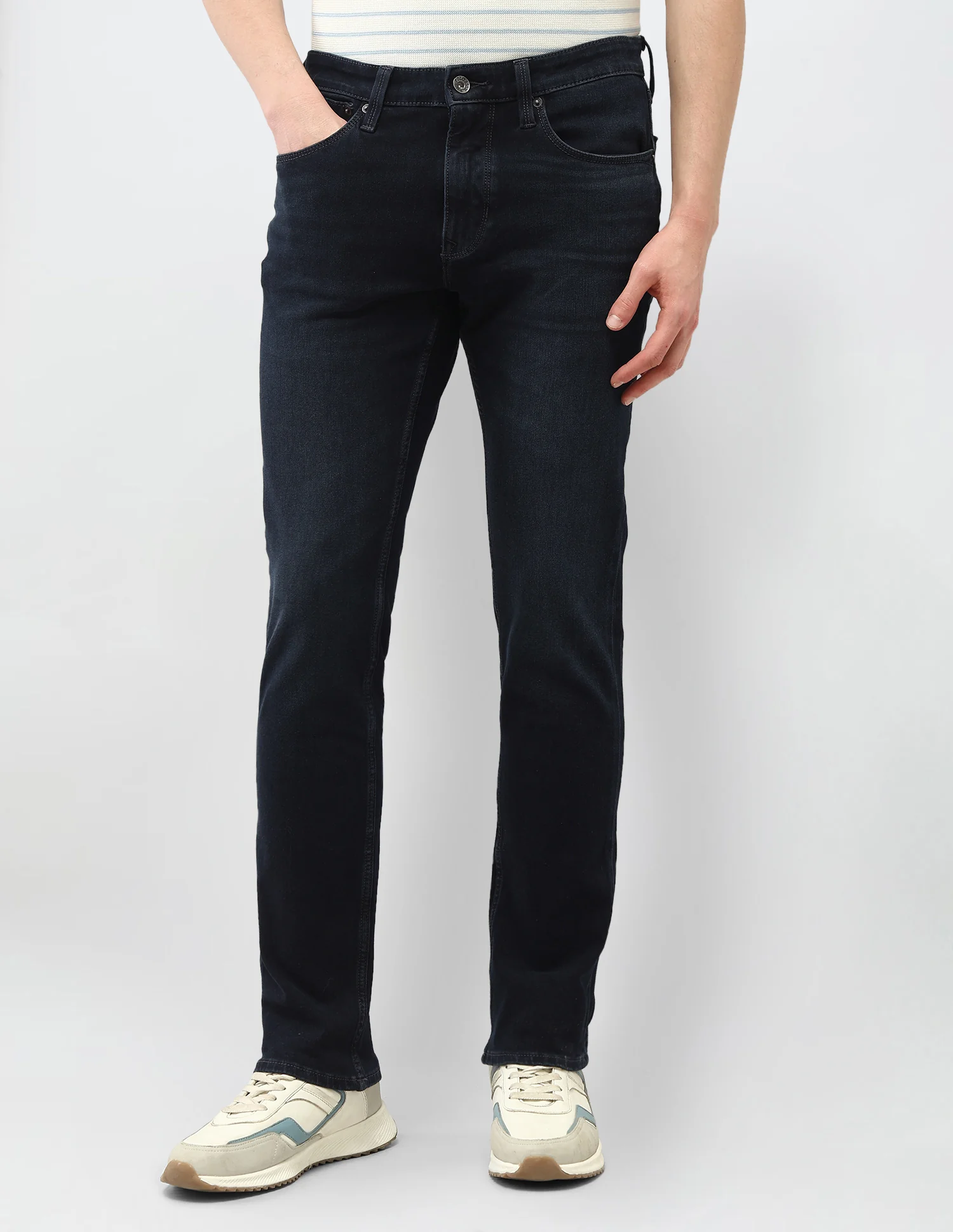 Whiskered Brandon Slim Tapered Fit Jeans - Image 6