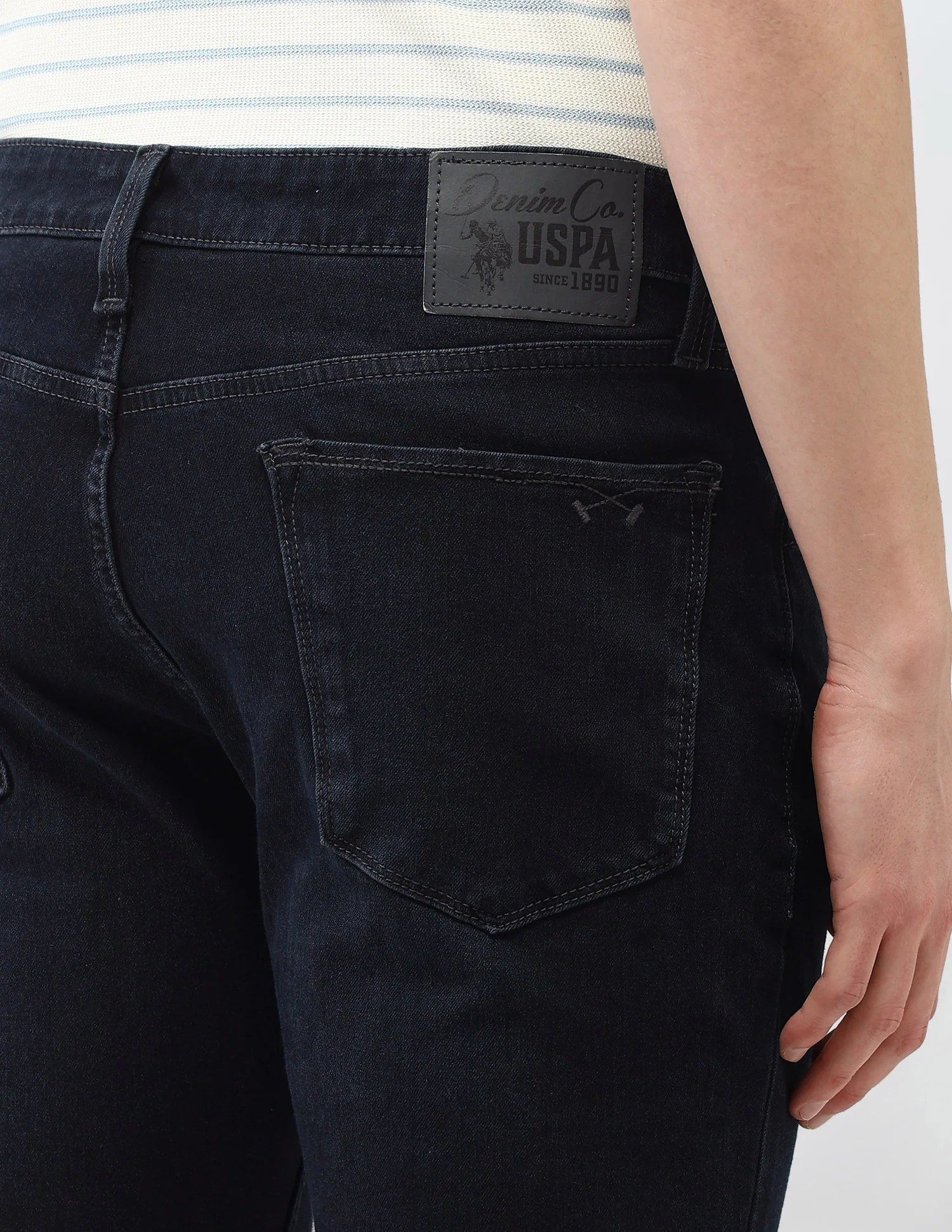 Whiskered Brandon Slim Tapered Fit Jeans - Image 8