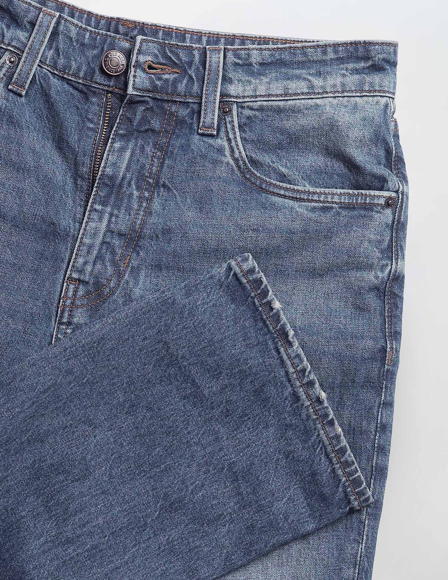 Whiskered Connor Bootcut Fit Jeans - Image 2