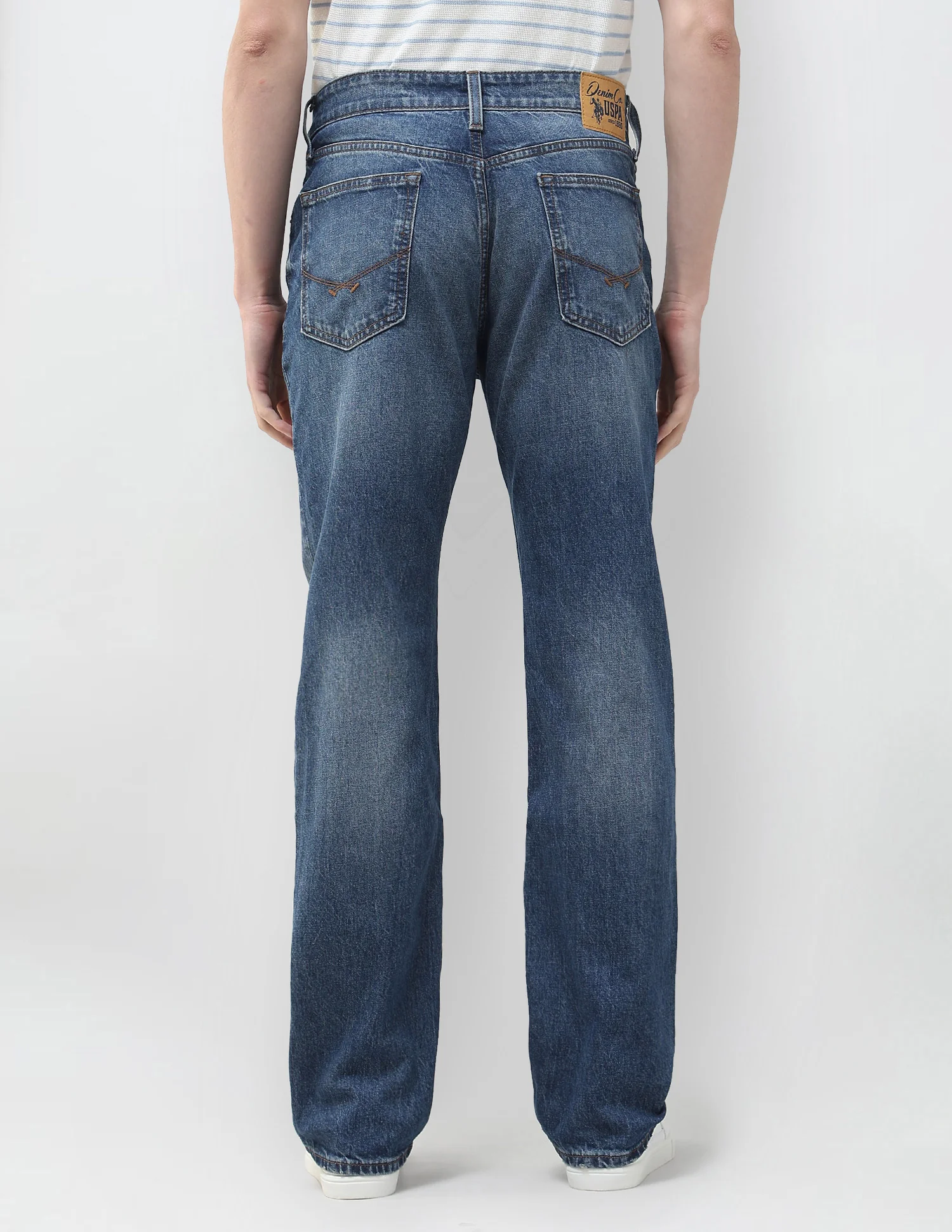 Whiskered Connor Bootcut Fit Jeans - Image 5