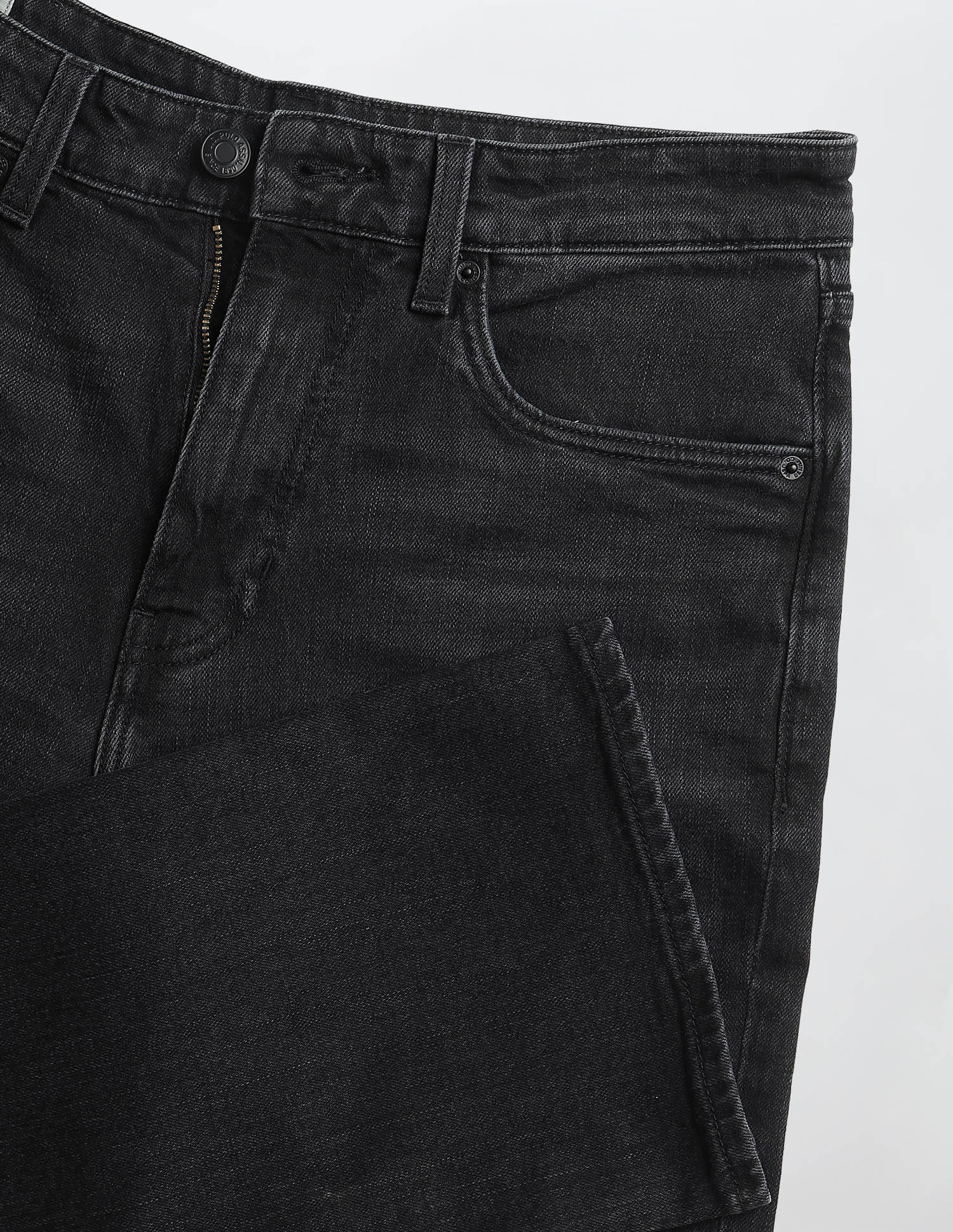 Whiskered Connor Bootcut Fit Jeans - Image 2