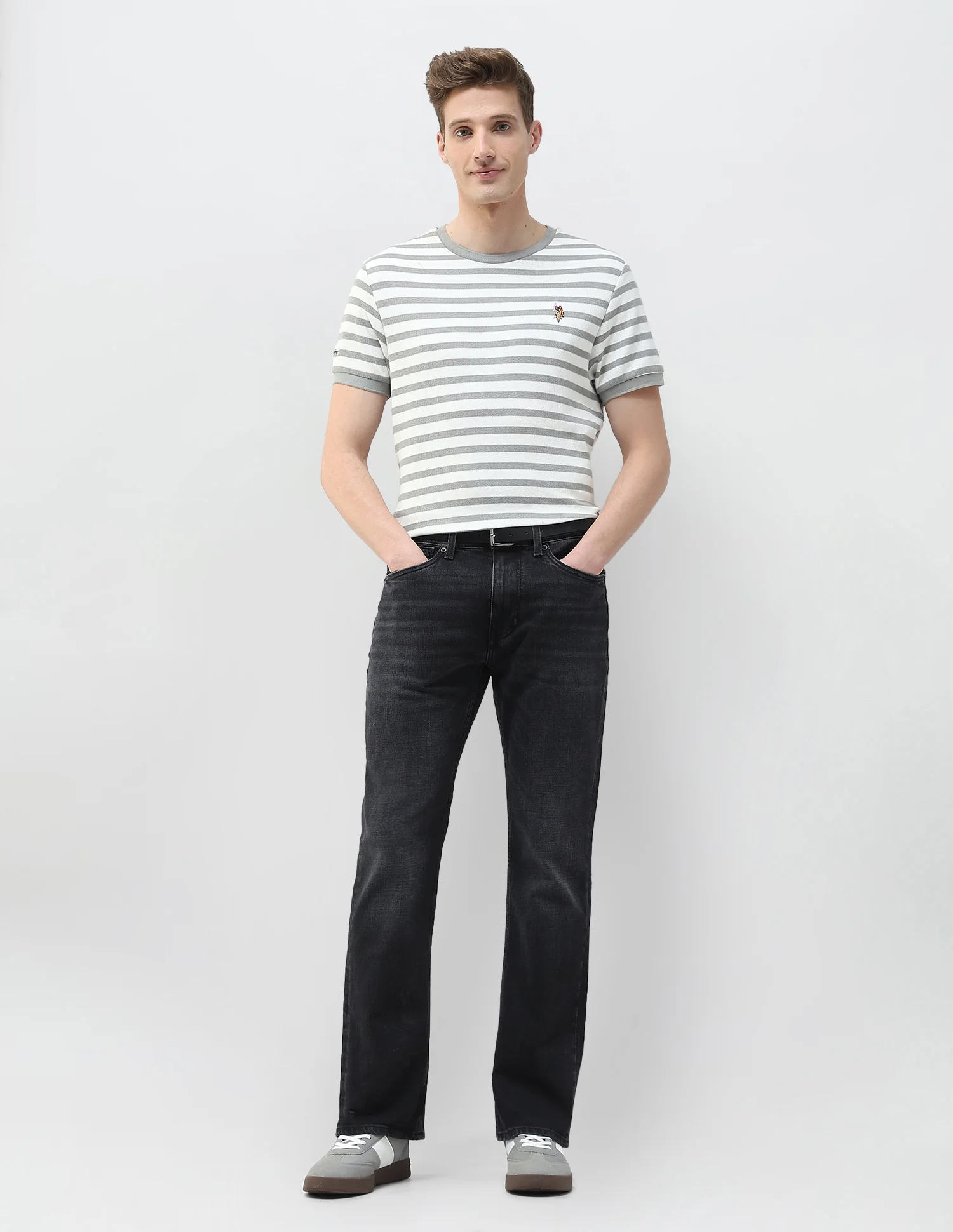 Whiskered Connor Bootcut Fit Jeans - Image 3
