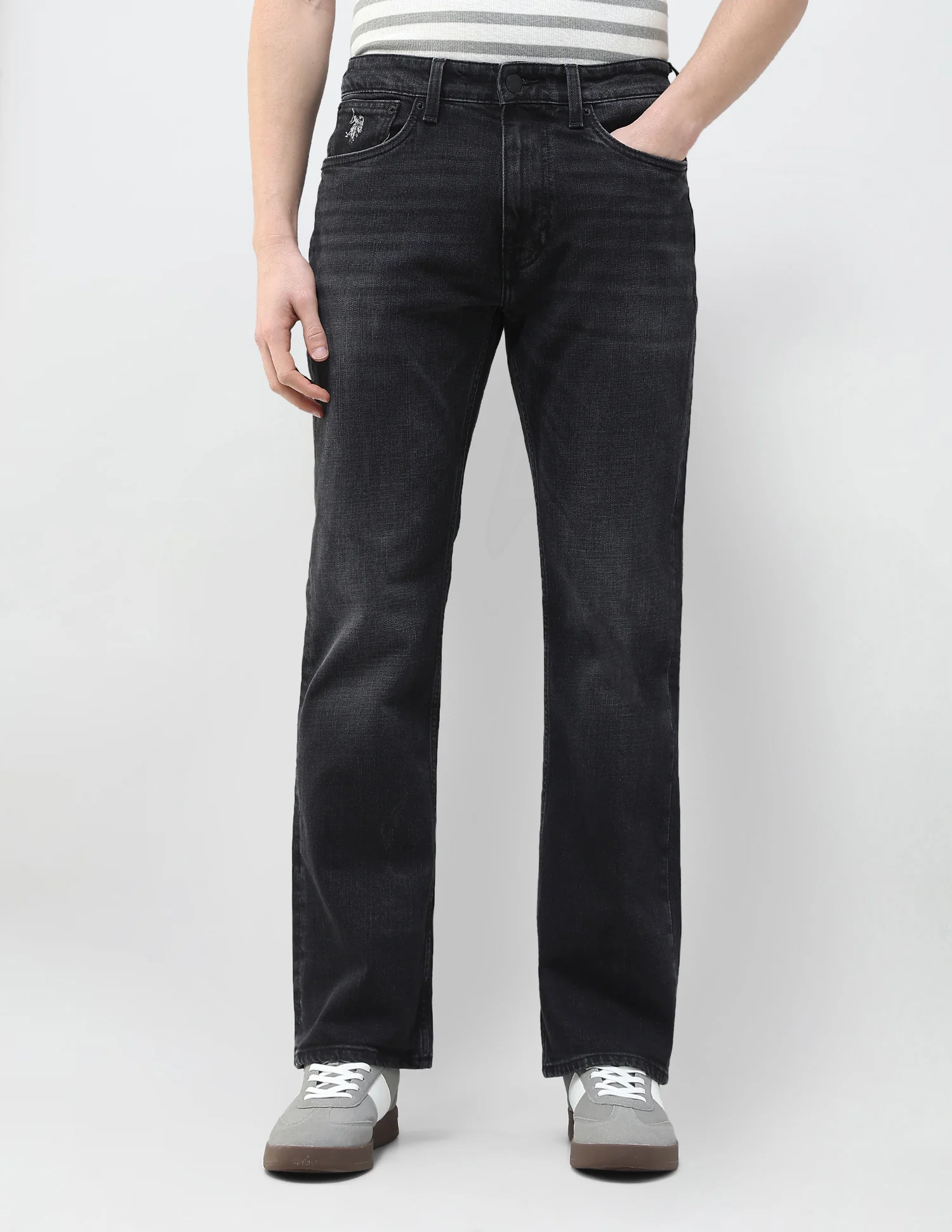 Whiskered Connor Bootcut Fit Jeans - Image 6
