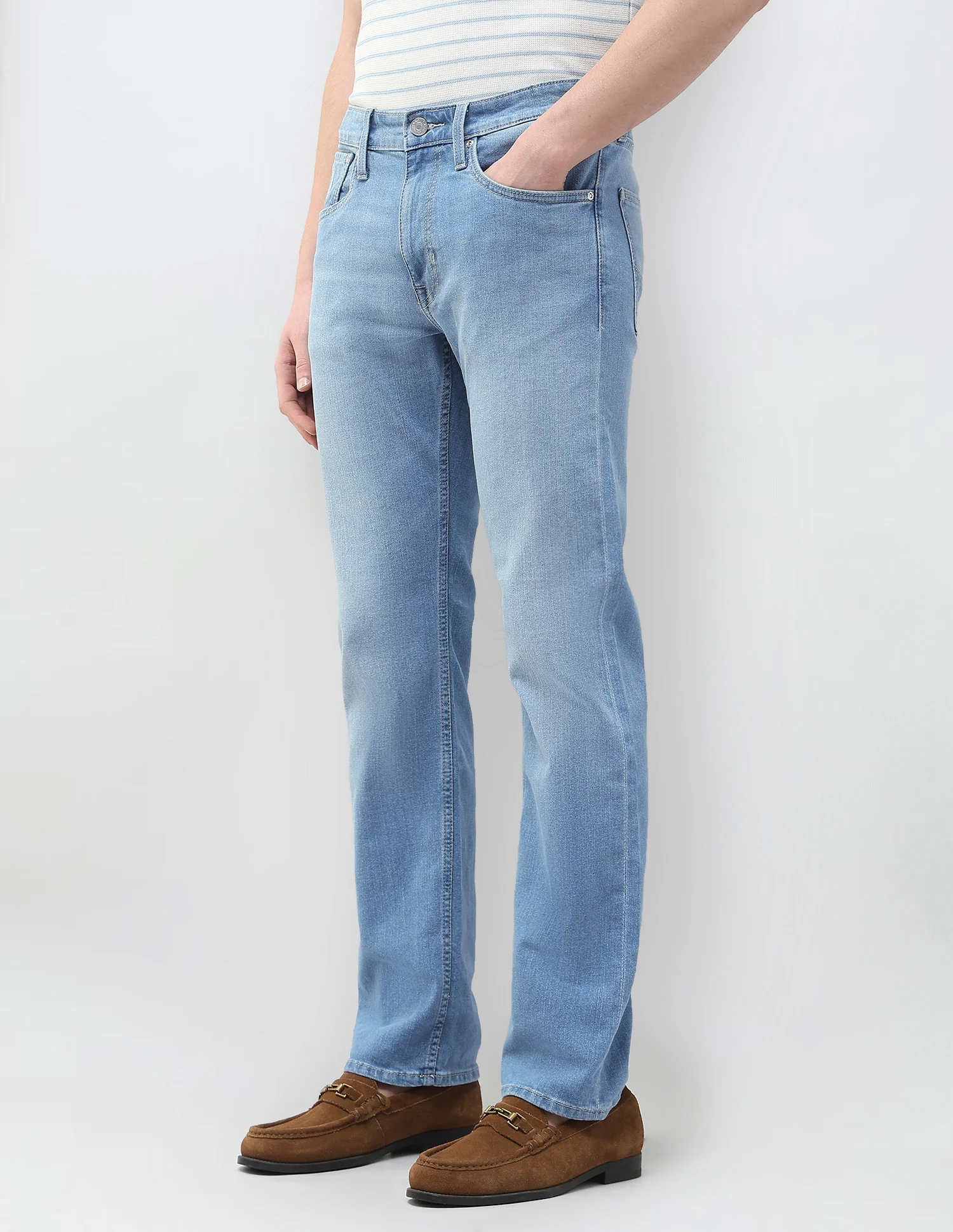 Whiskered Harold Slim Straight Fit Jeans - Image 4