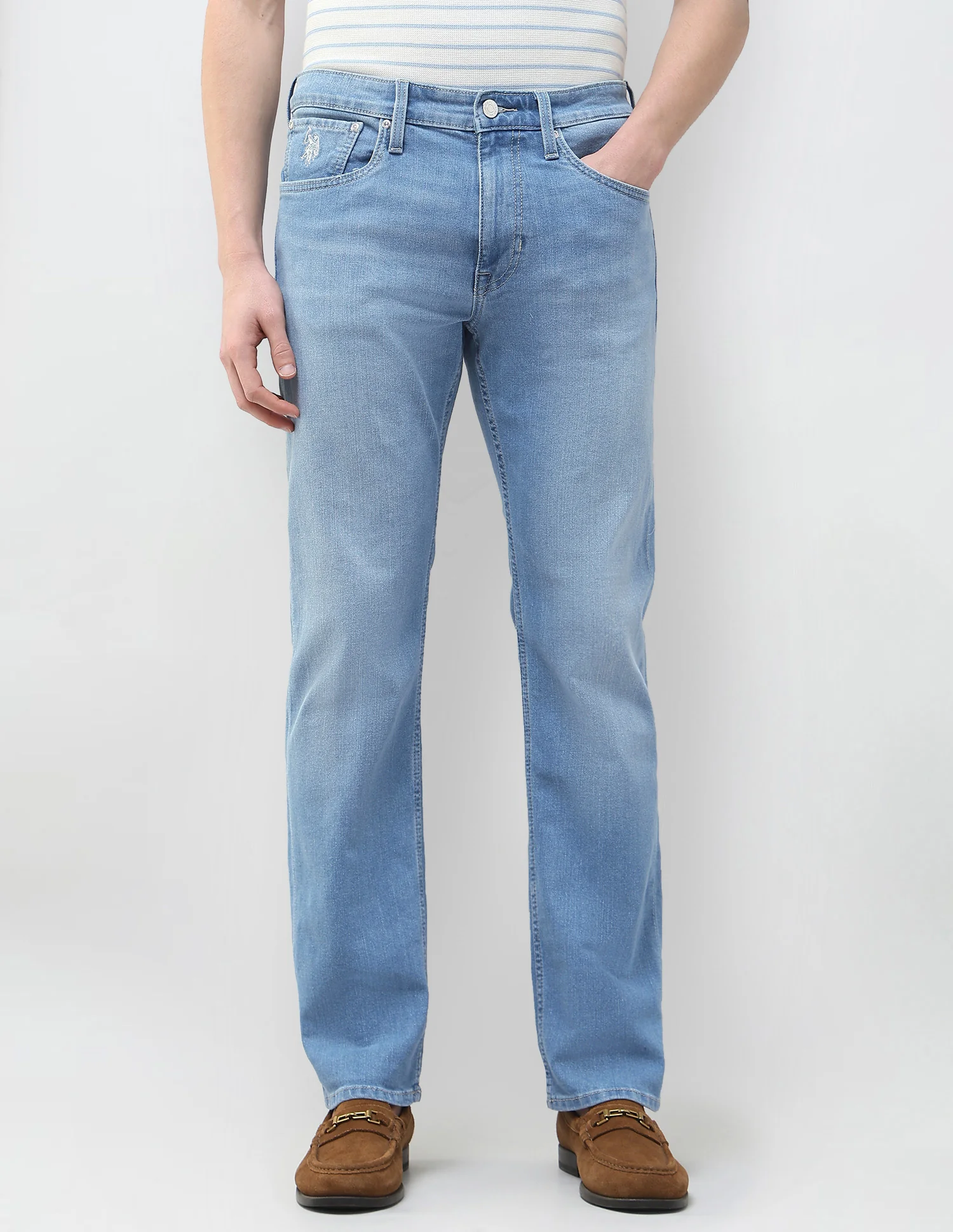 Whiskered Harold Slim Straight Fit Jeans - Image 6