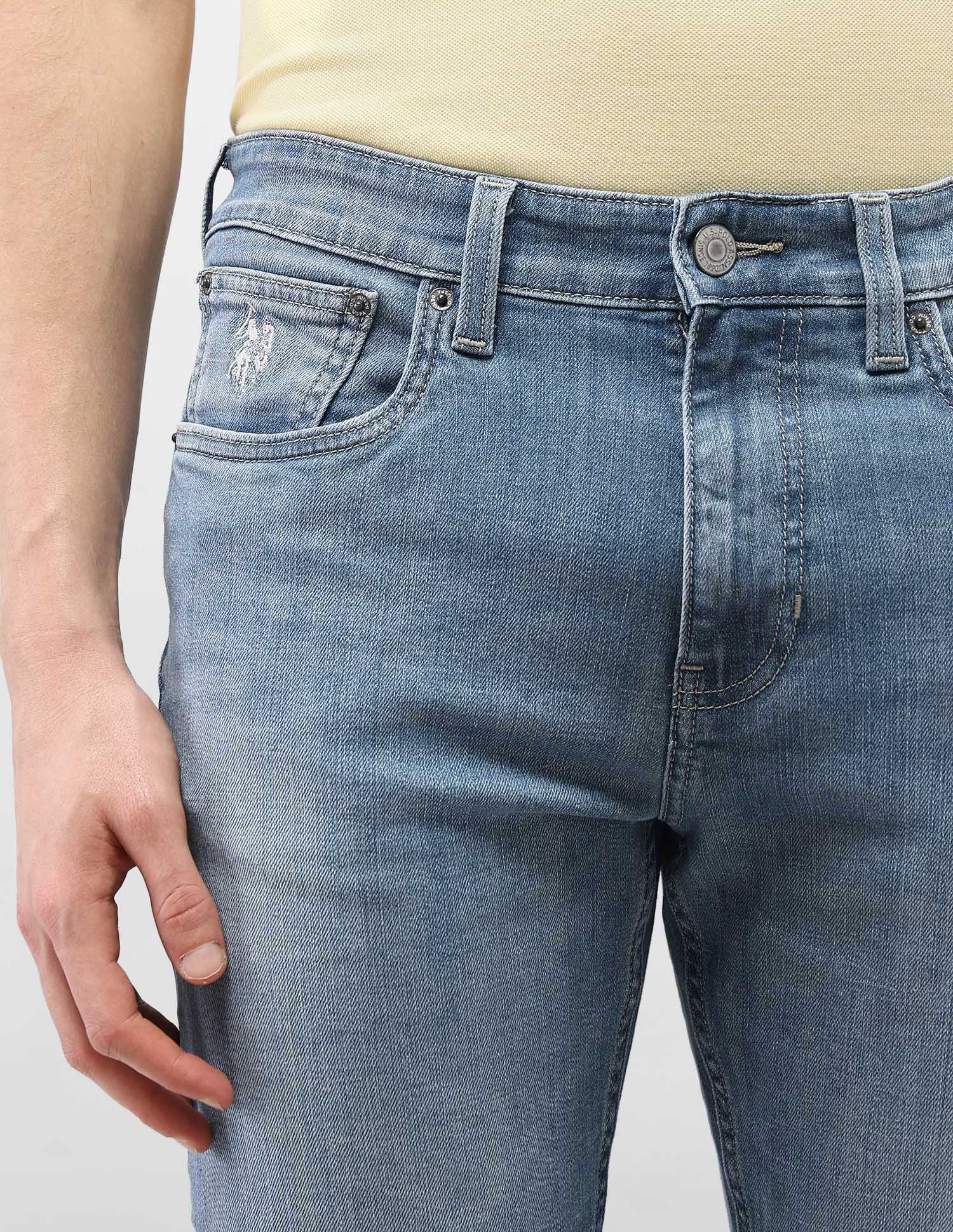 Whiskered Harold Slim Straight Fit Jeans - Image 7
