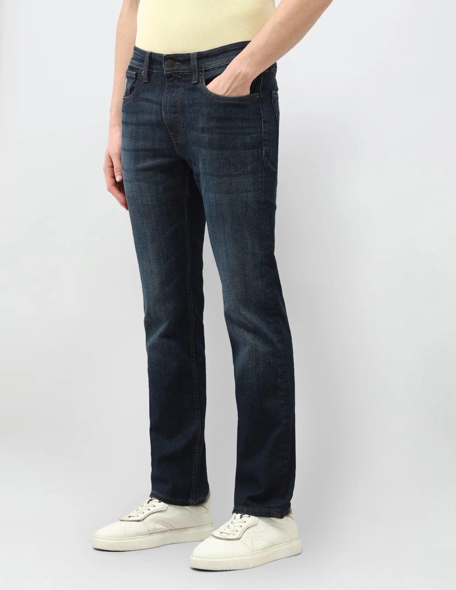 Whiskered Harold Slim Straight Fit Jeans - Image 4