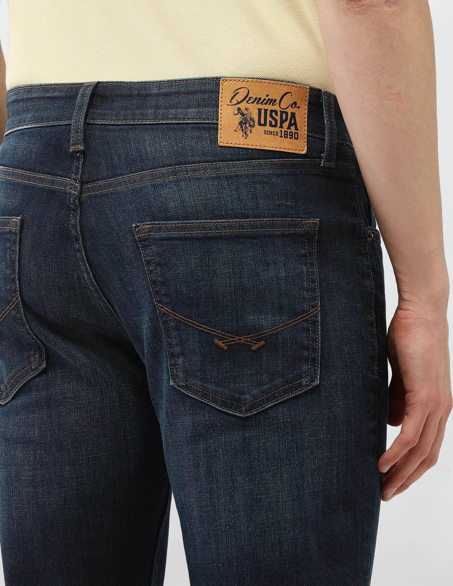 Whiskered Harold Slim Straight Fit Jeans - Image 8
