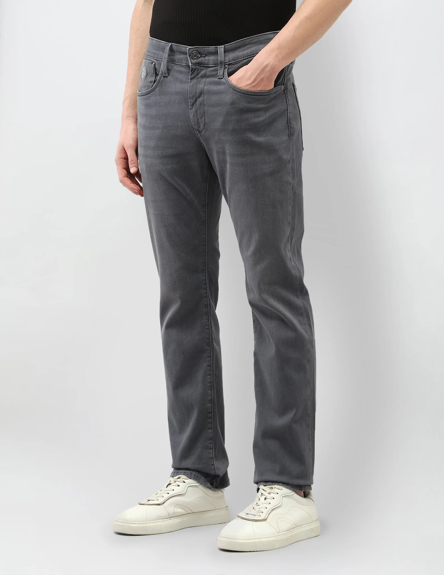 Whiskered Harold Slim Straight Fit Jeans - Image 4