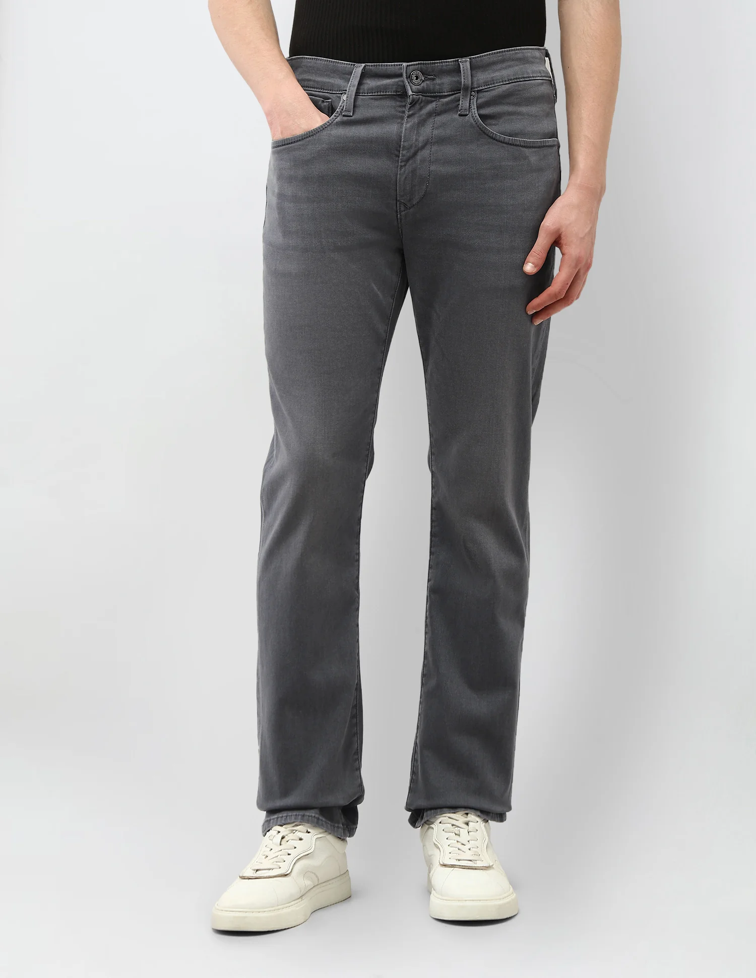 Whiskered Harold Slim Straight Fit Jeans - Image 6