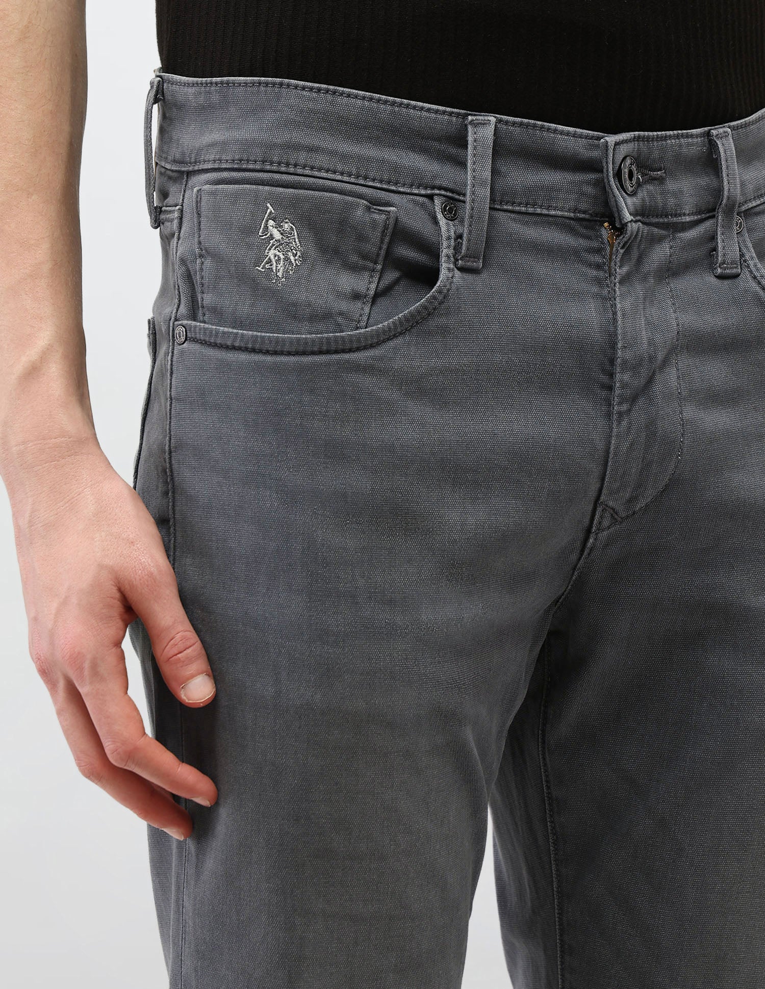 Whiskered Harold Slim Straight Fit Jeans - Image 7