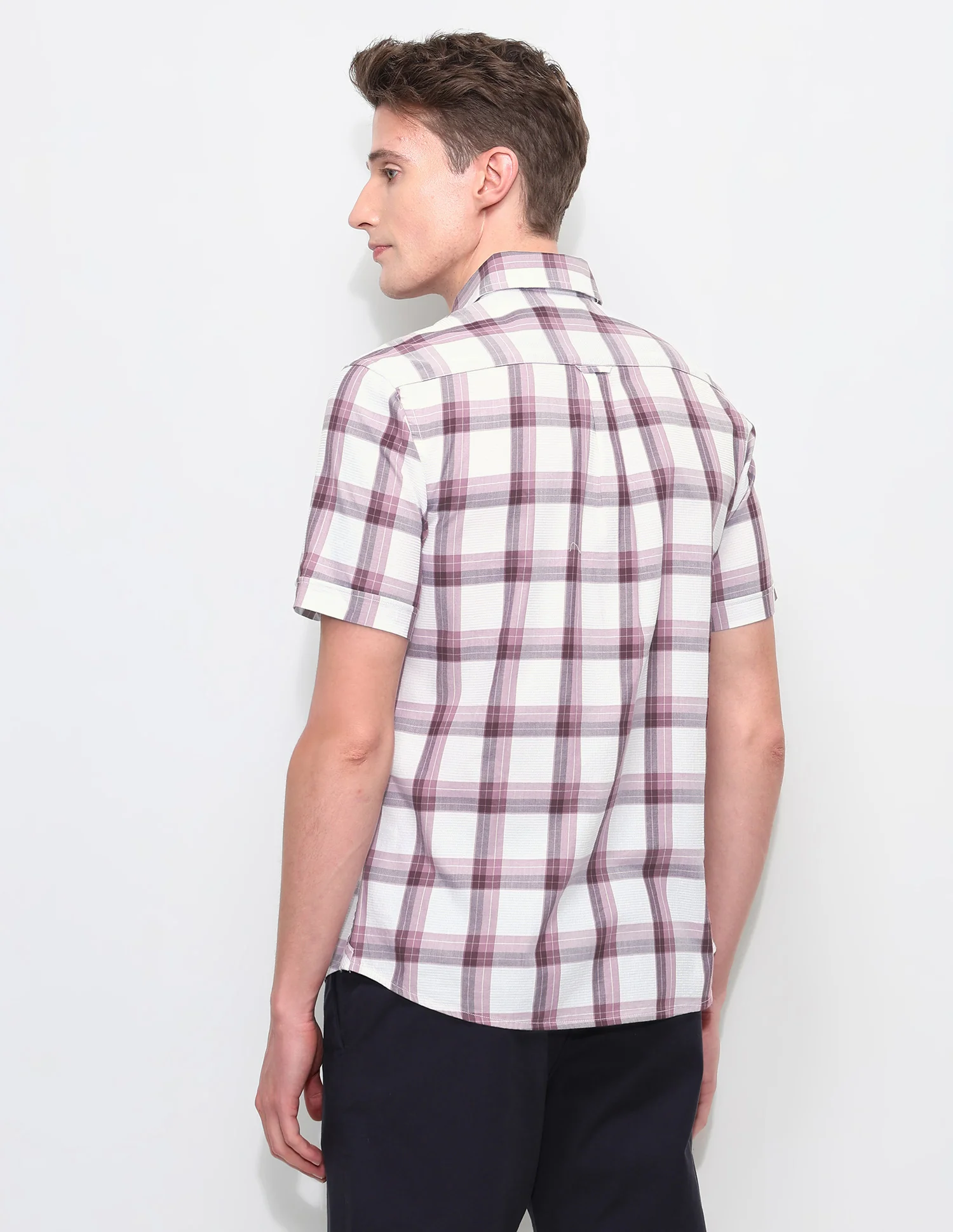 White Harbour Tartan Checked Shirt - Image 5