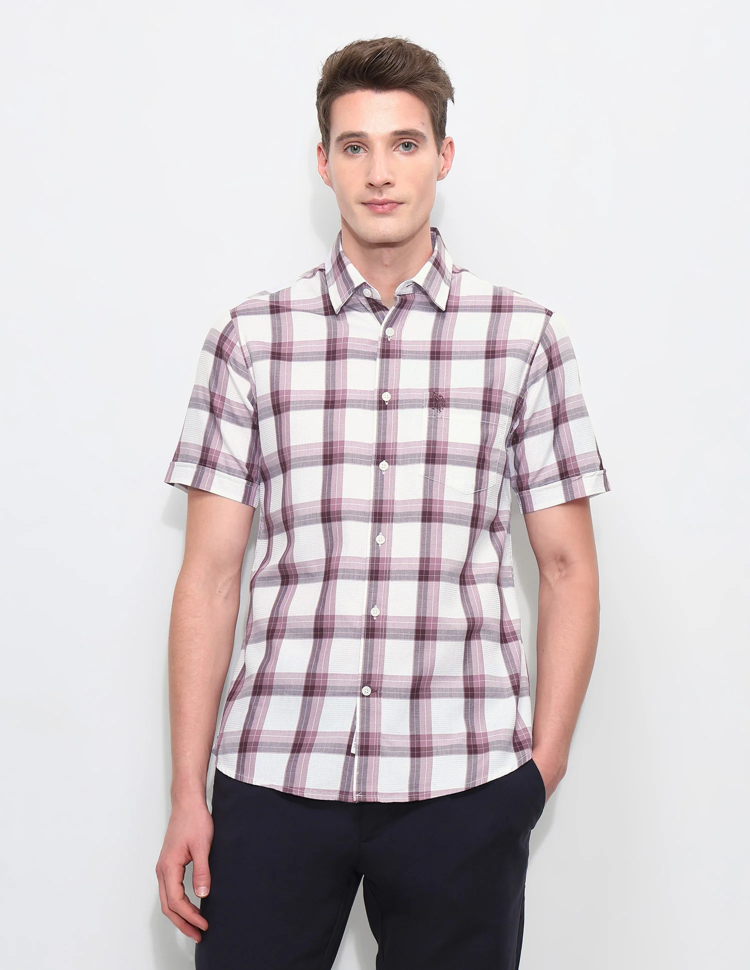 White Harbour Tartan Checked Shirt - Image 6