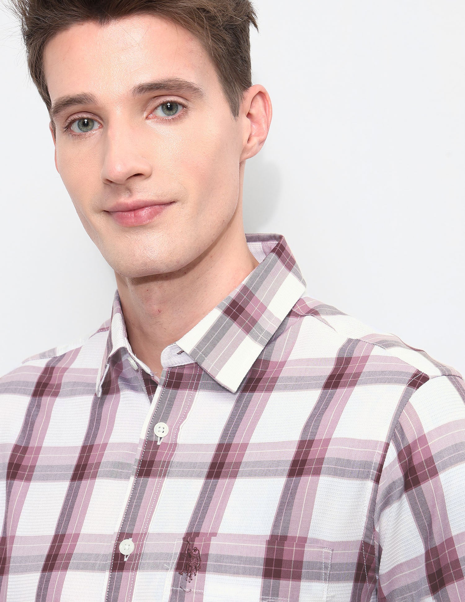 White Harbour Tartan Checked Shirt - Image 7