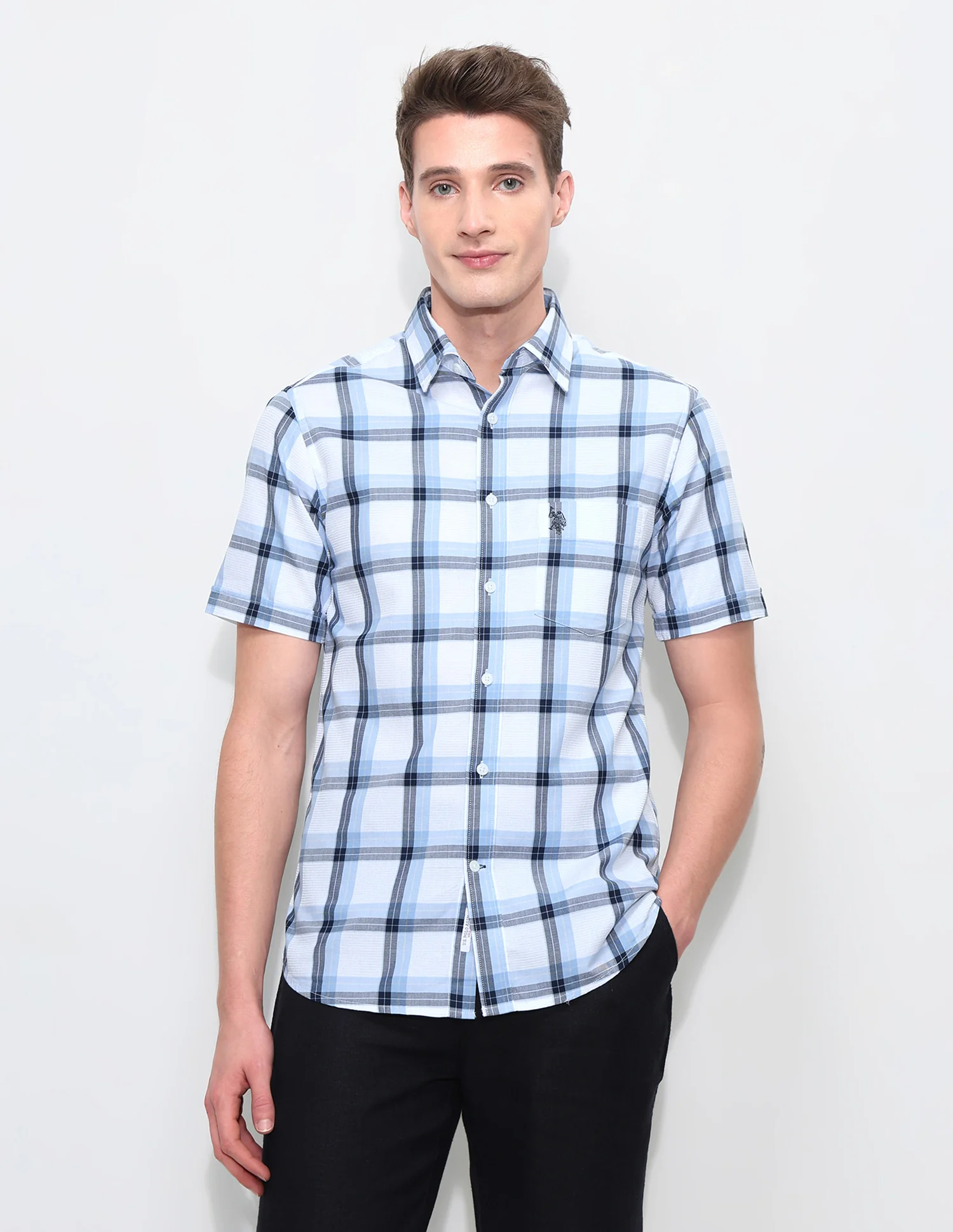 White Harbour Tartan Checked Shirt - Image 6