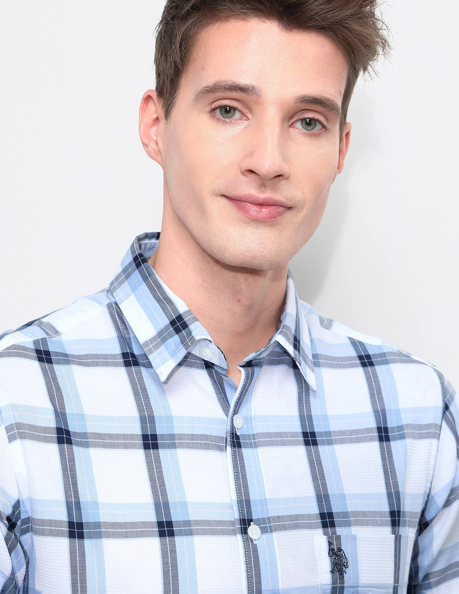 White Harbour Tartan Checked Shirt - Image 7