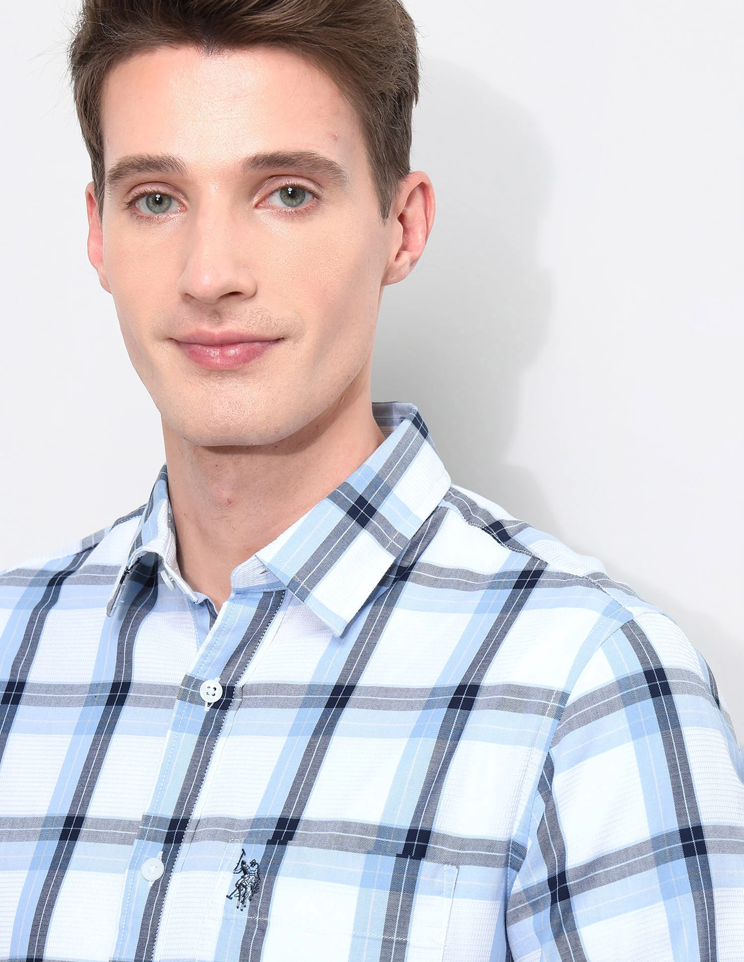 White Harbour Tartan Checked Shirt - Image 7