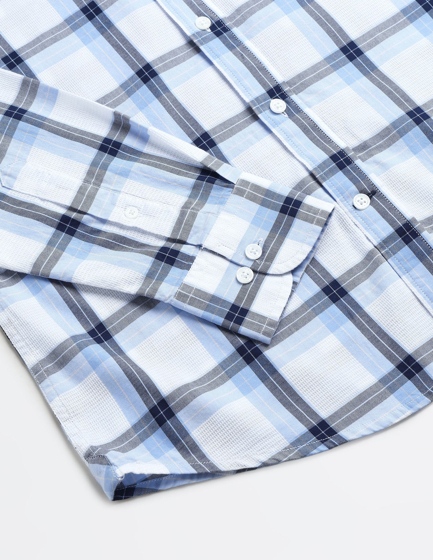 White Harbour Tartan Checked Shirt - Image 8