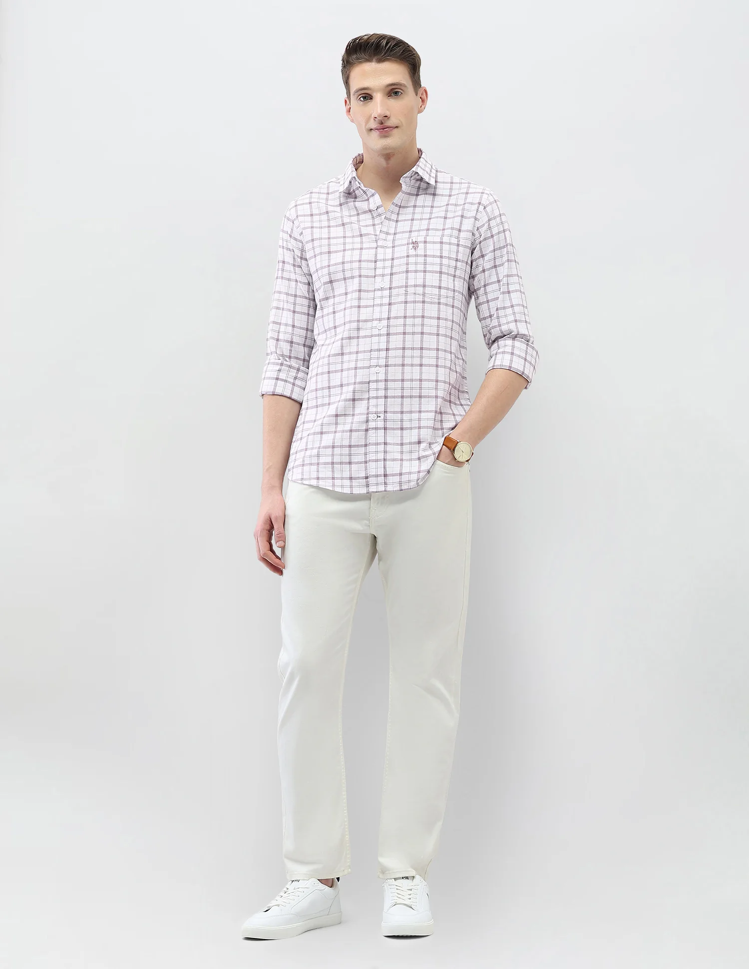 Windowpane Checked Casa De Campo Shirt - Image 3