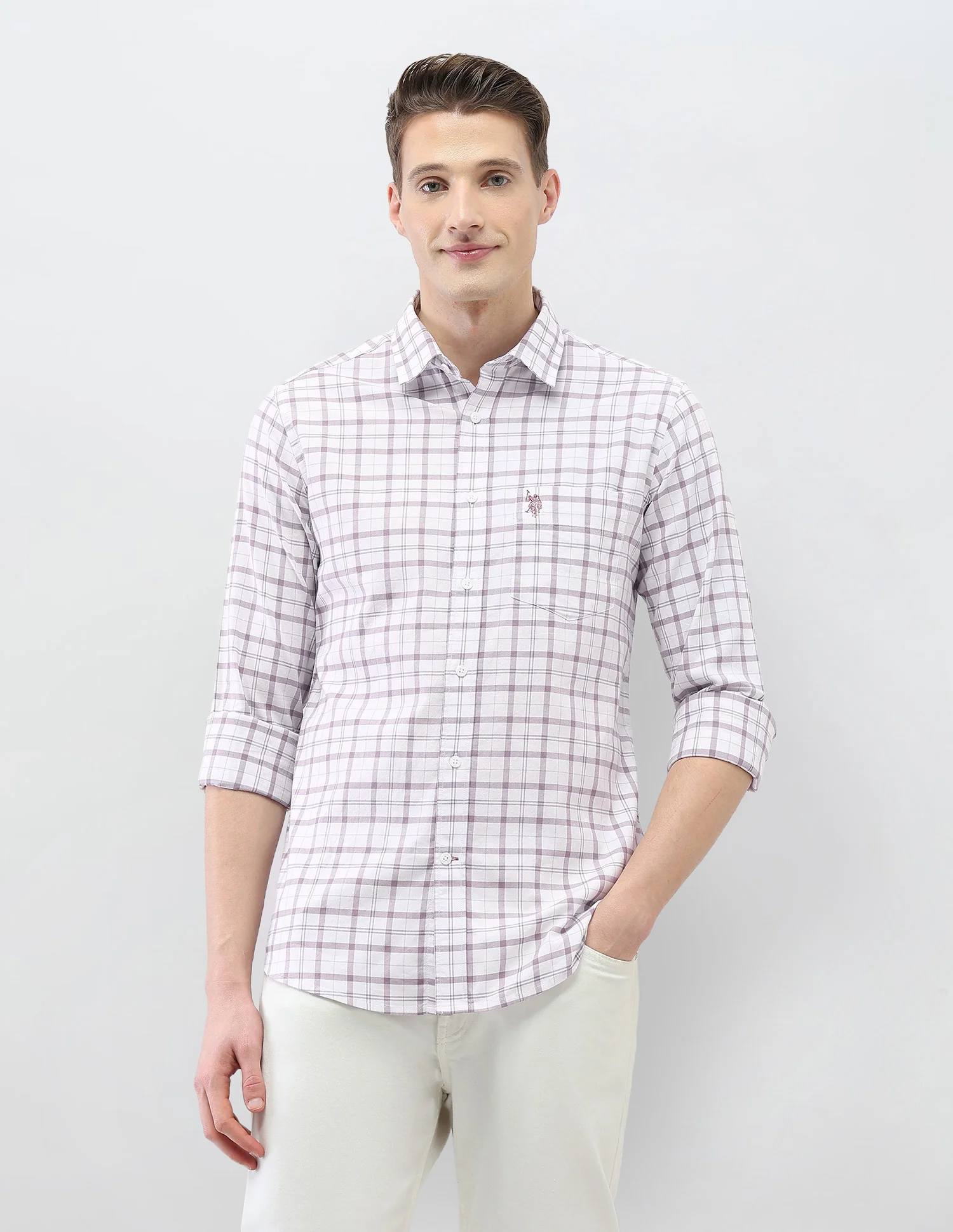 Windowpane Checked Casa De Campo Shirt - Image 6