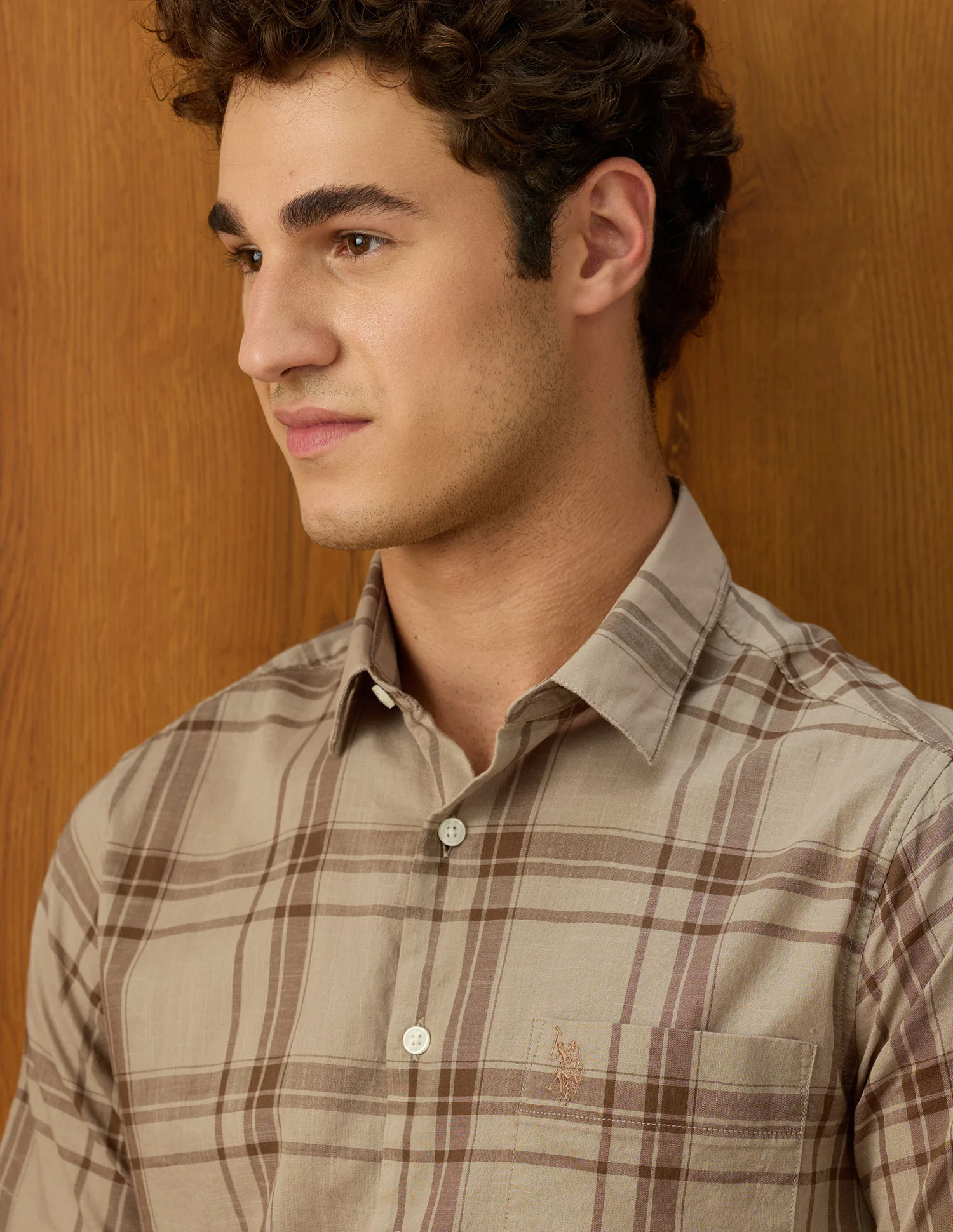 Windowpane Checked Elvenado Shirt - Image 7