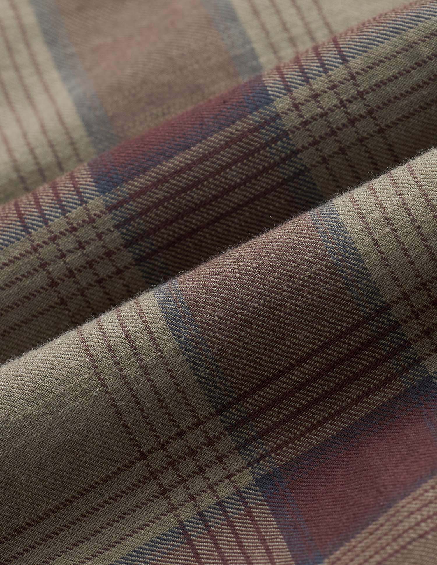 Windowpane Checked Pure Cotton Shirt - Image 2