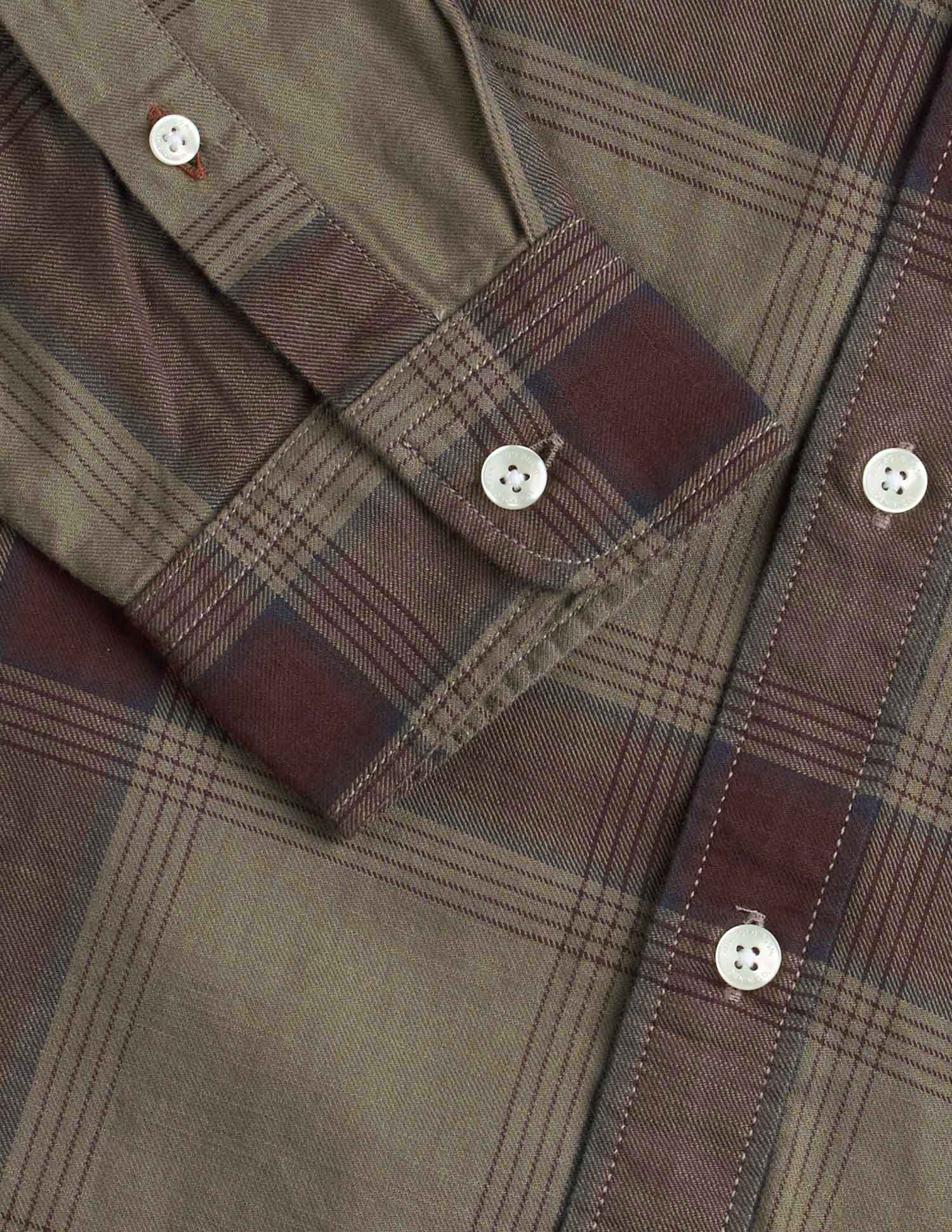 Windowpane Checked Pure Cotton Shirt - Image 8