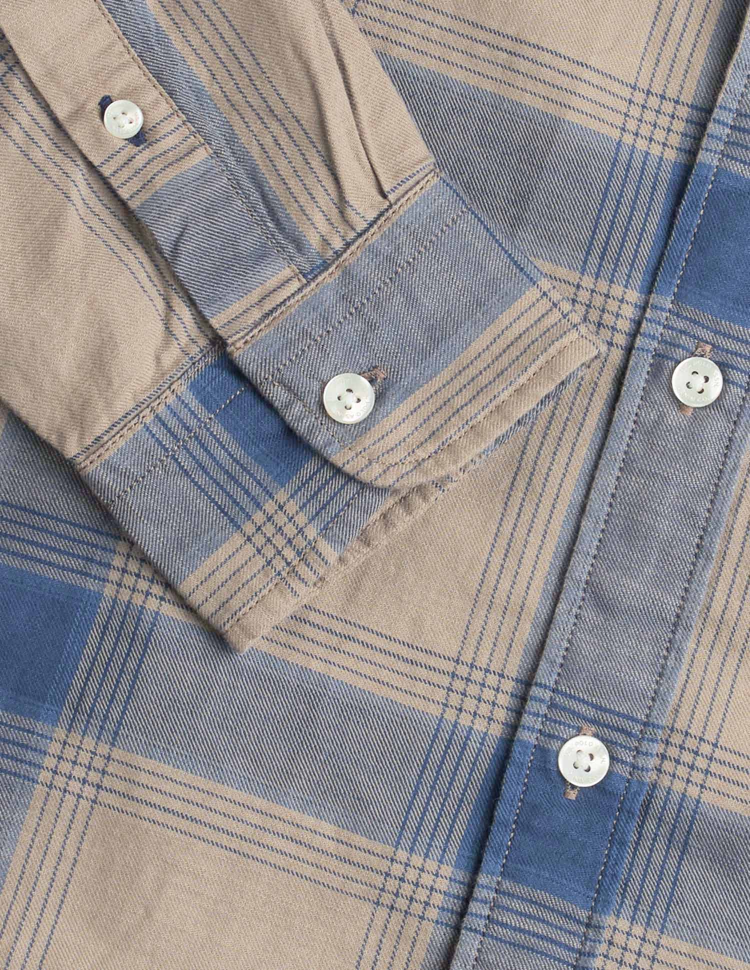 Windowpane Checked Pure Cotton Shirt - Image 8