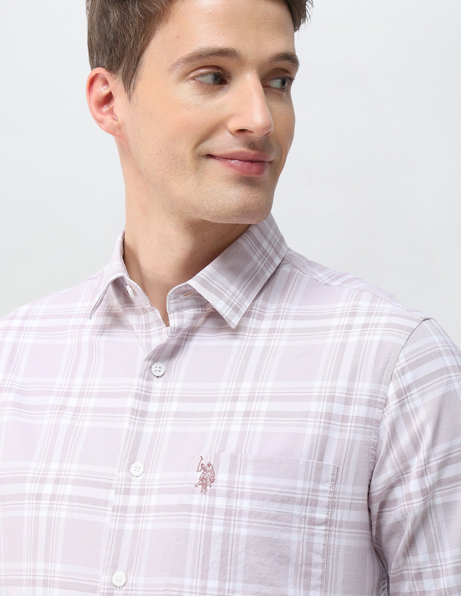 Windowpane Checked Regular Fit Shirt - Image 7