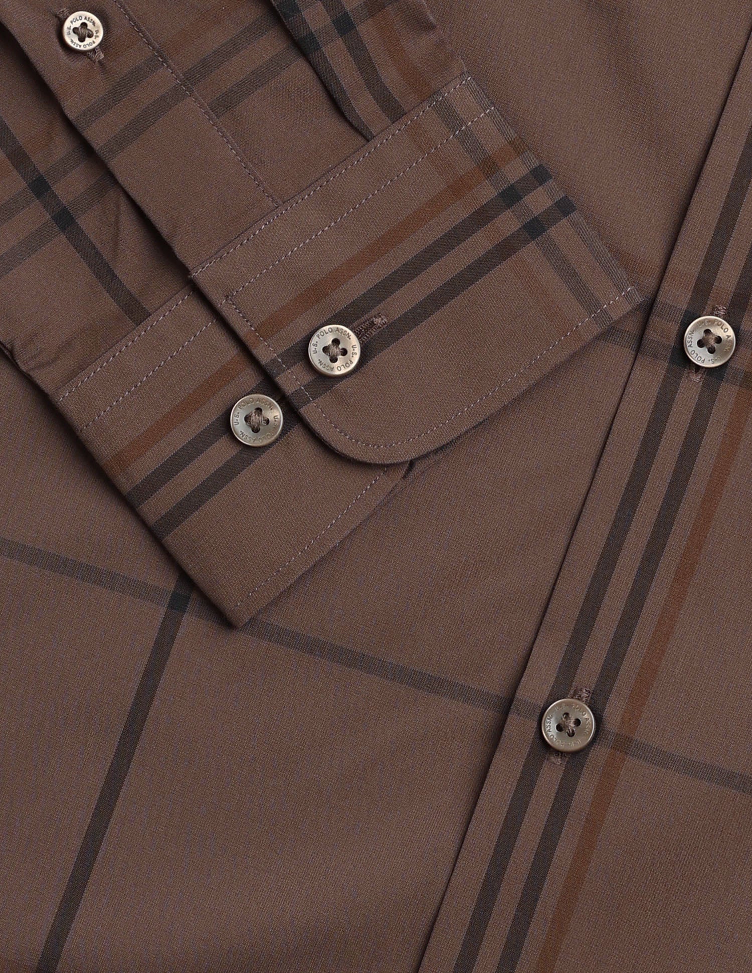 Windowpane Checked Regular Fit Shirt - Image 8