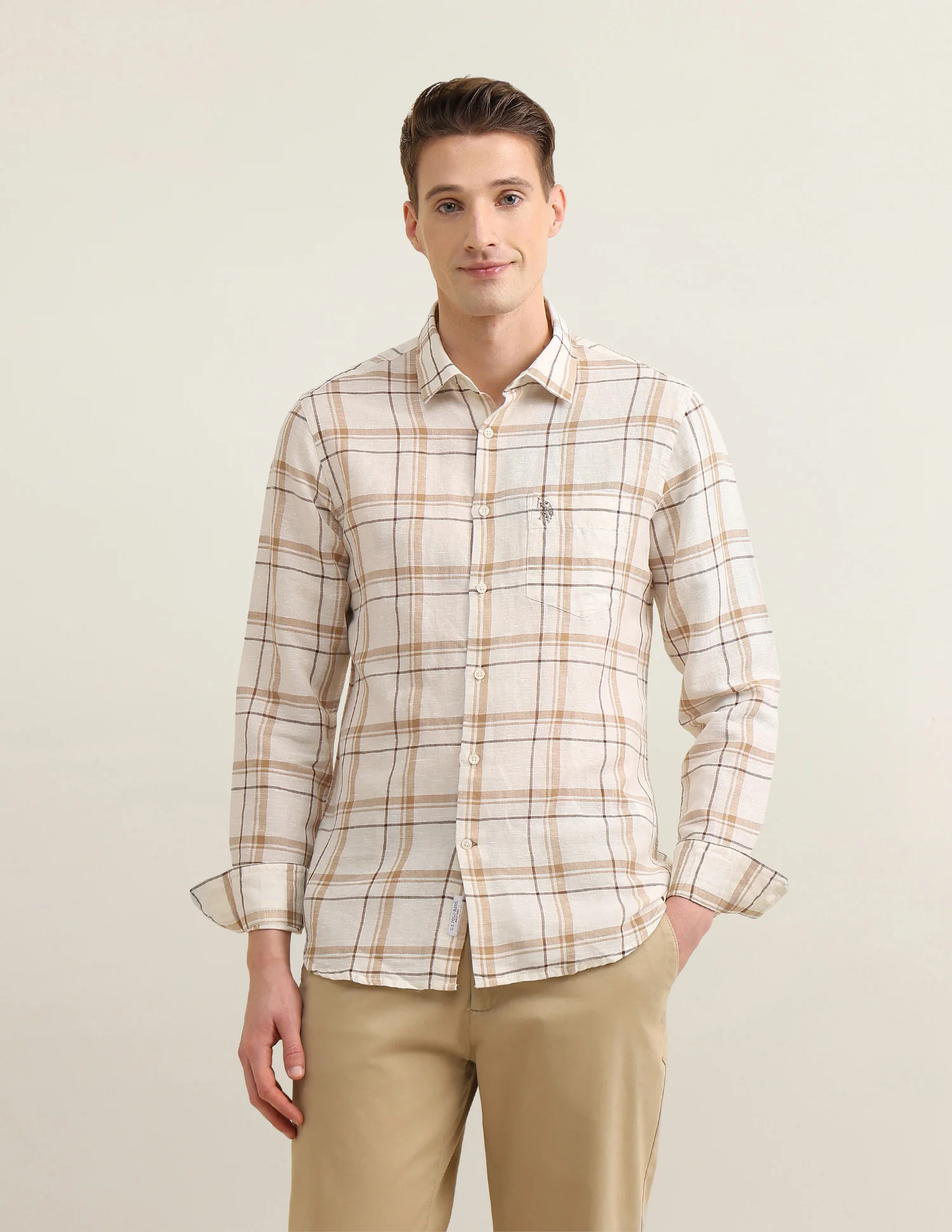Windowpane Checked Sotogrande Shirt - Image 6