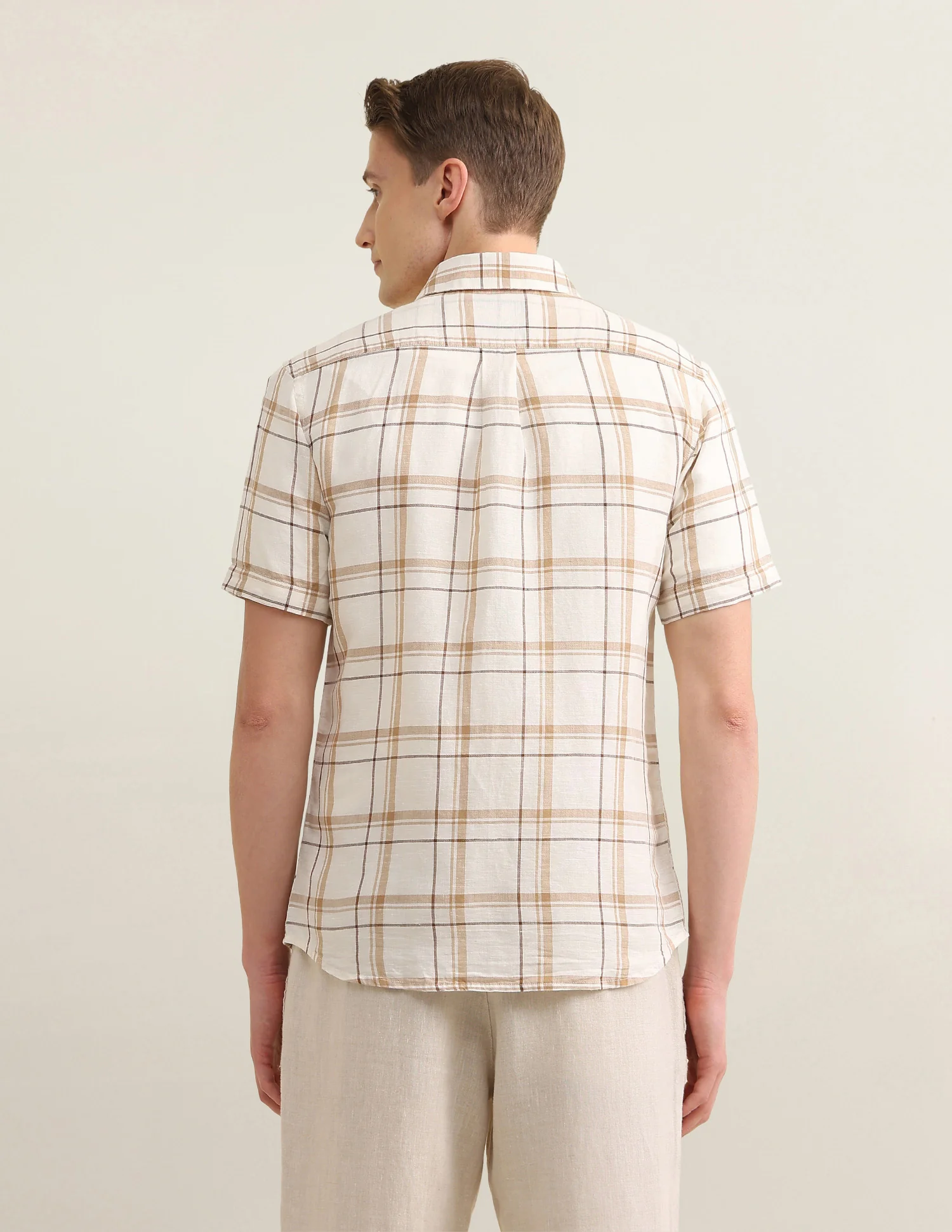 Windowpane Checked Sotogrande Shirt - Image 5